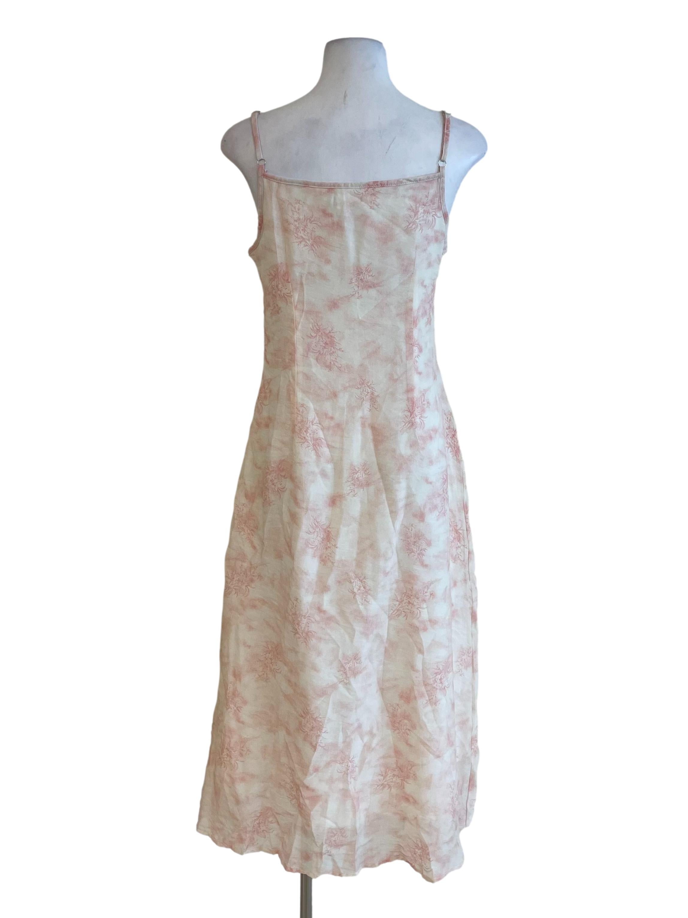 Ivory Floral Cami Slip Dress