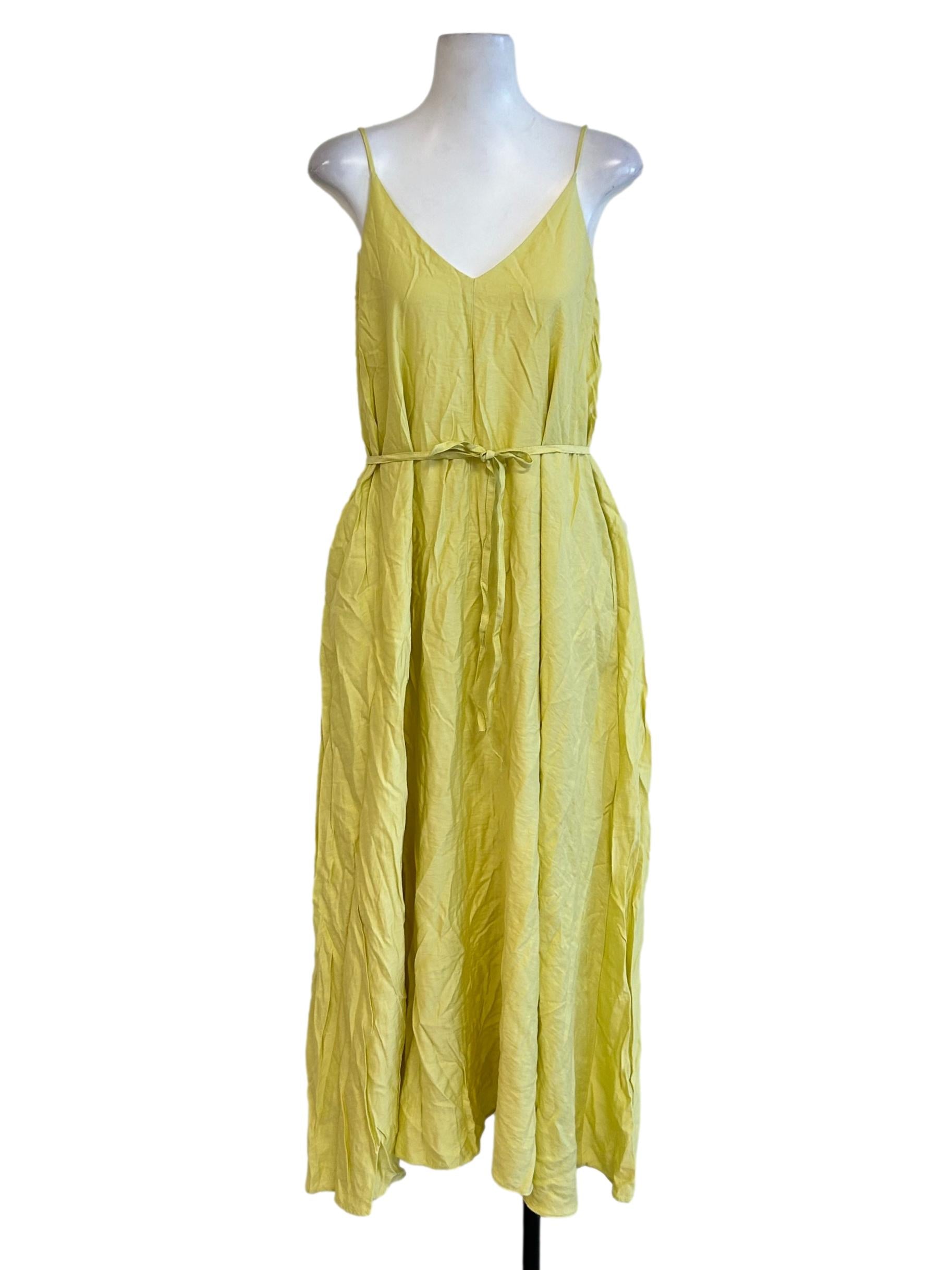 Lemon Yellow Camisole Dress