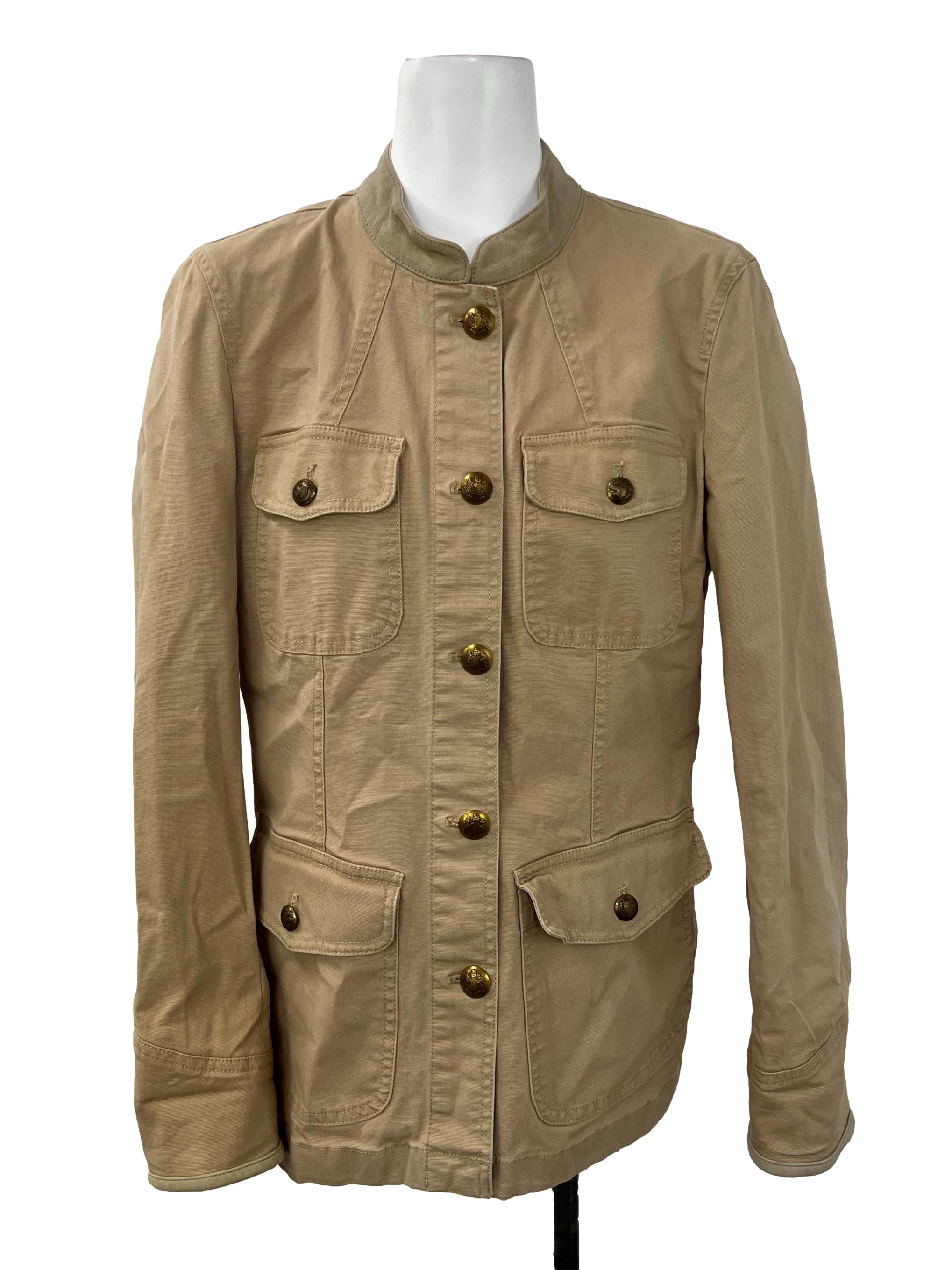 Brown Button Down Jacket