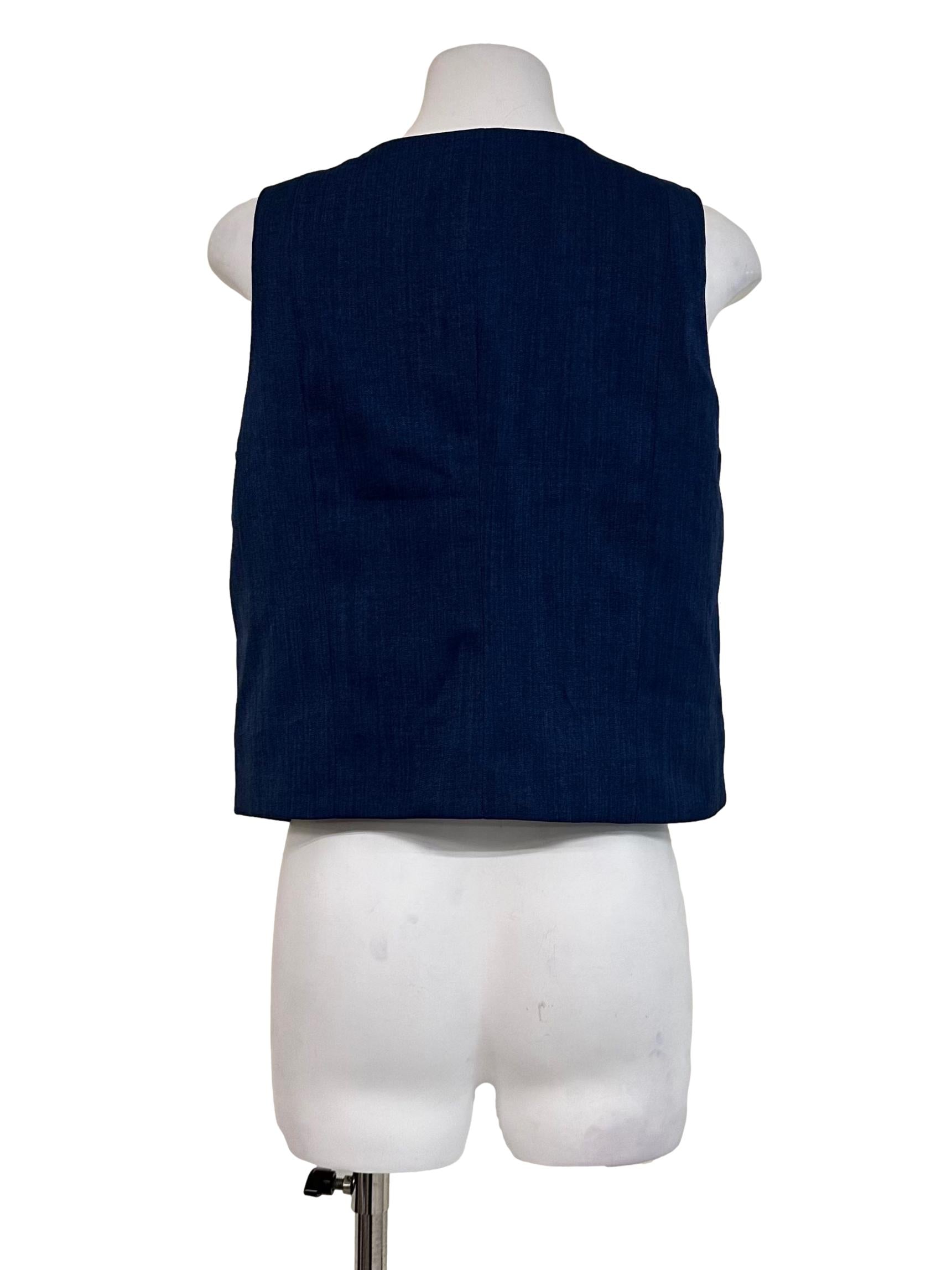Blue Denim Vest