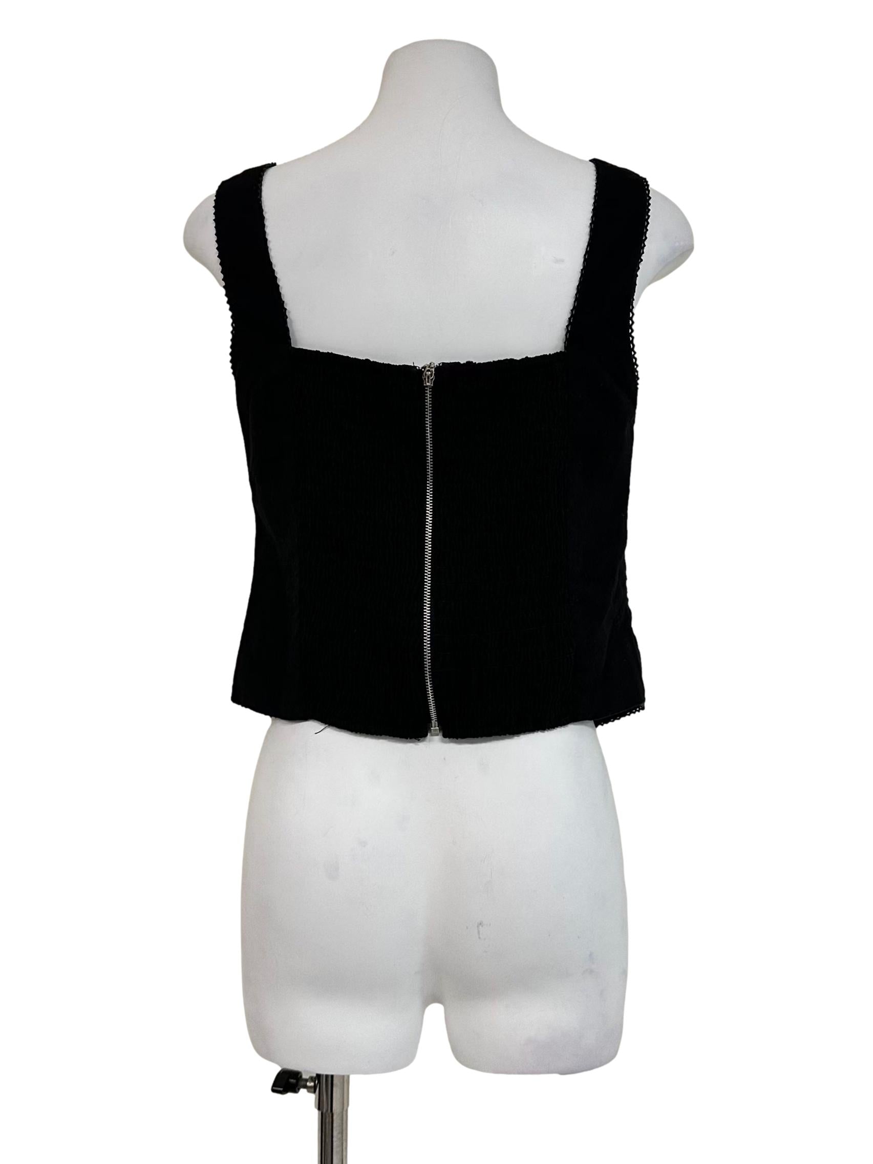 Black Non Padded Sleeveless Top