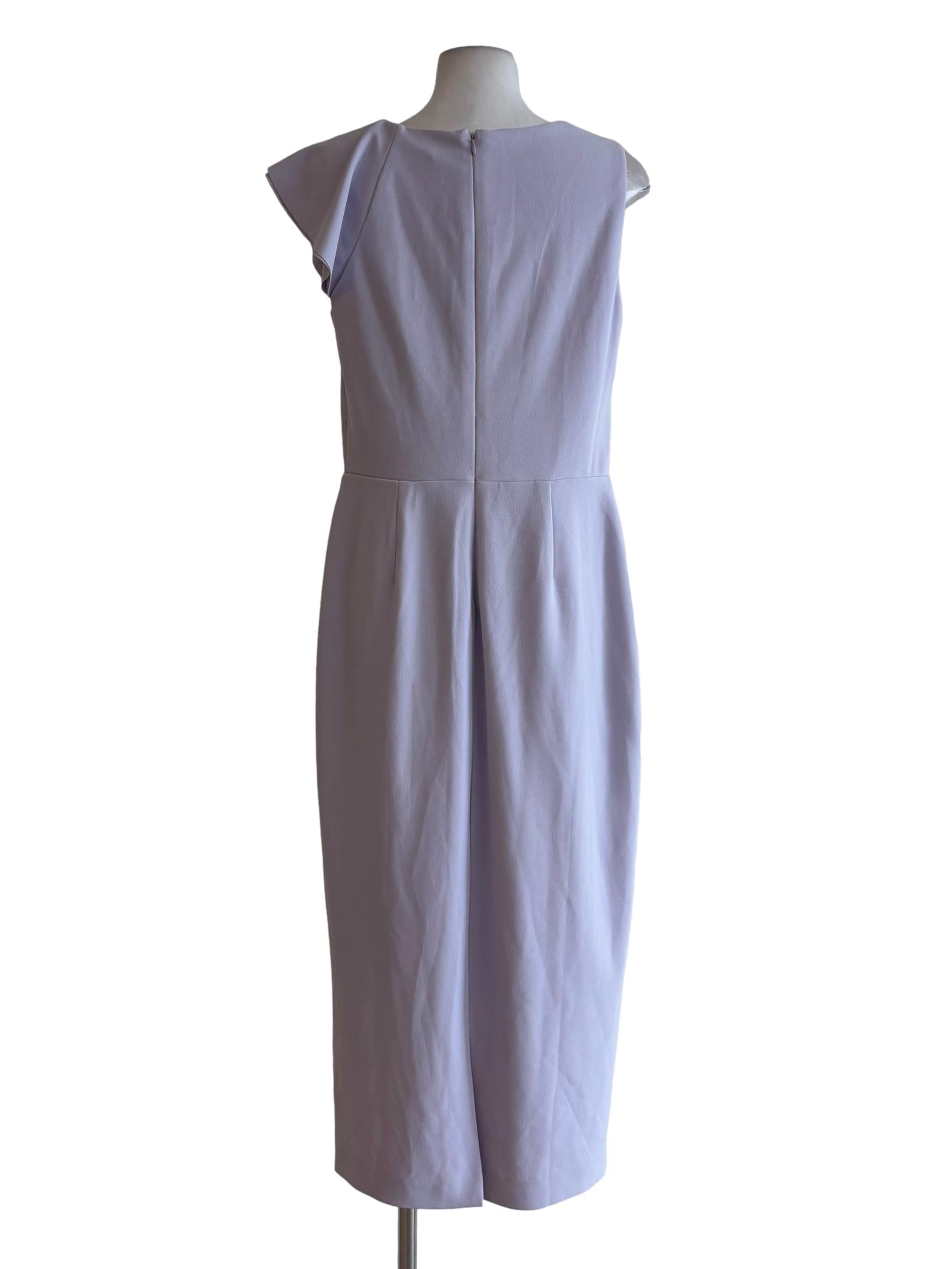 Lavender Sleeveless Pencil Dress