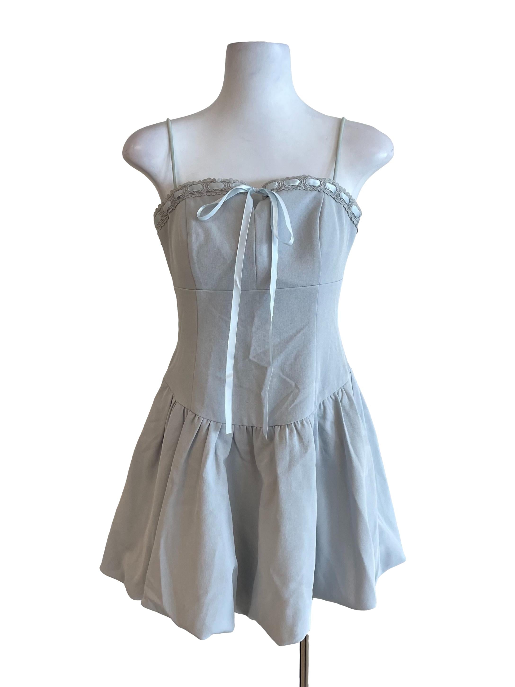 Light Stone Flower Bud Ballet Dress