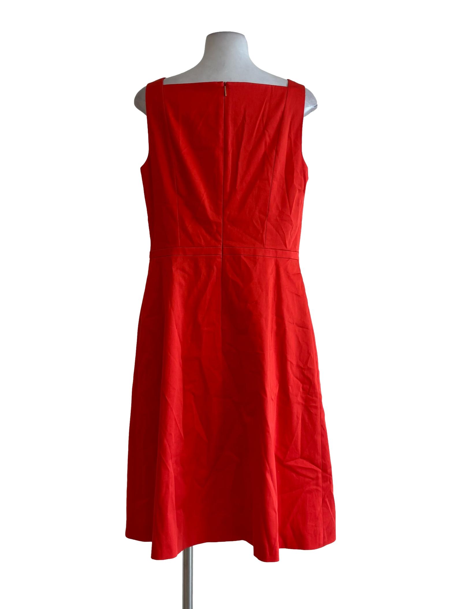 Scarlet Red Surplice Dress