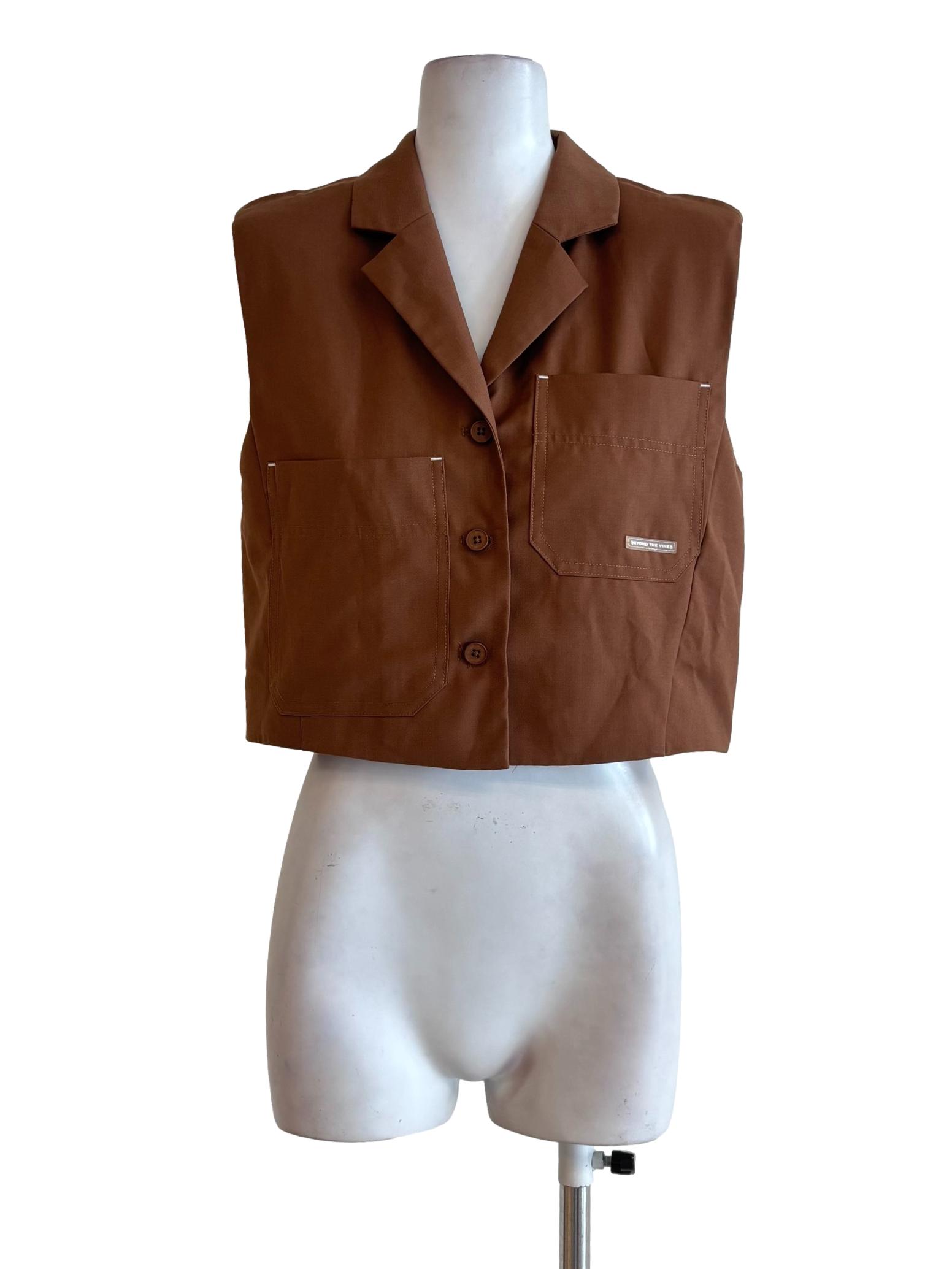 Mustang Collar Button Vest