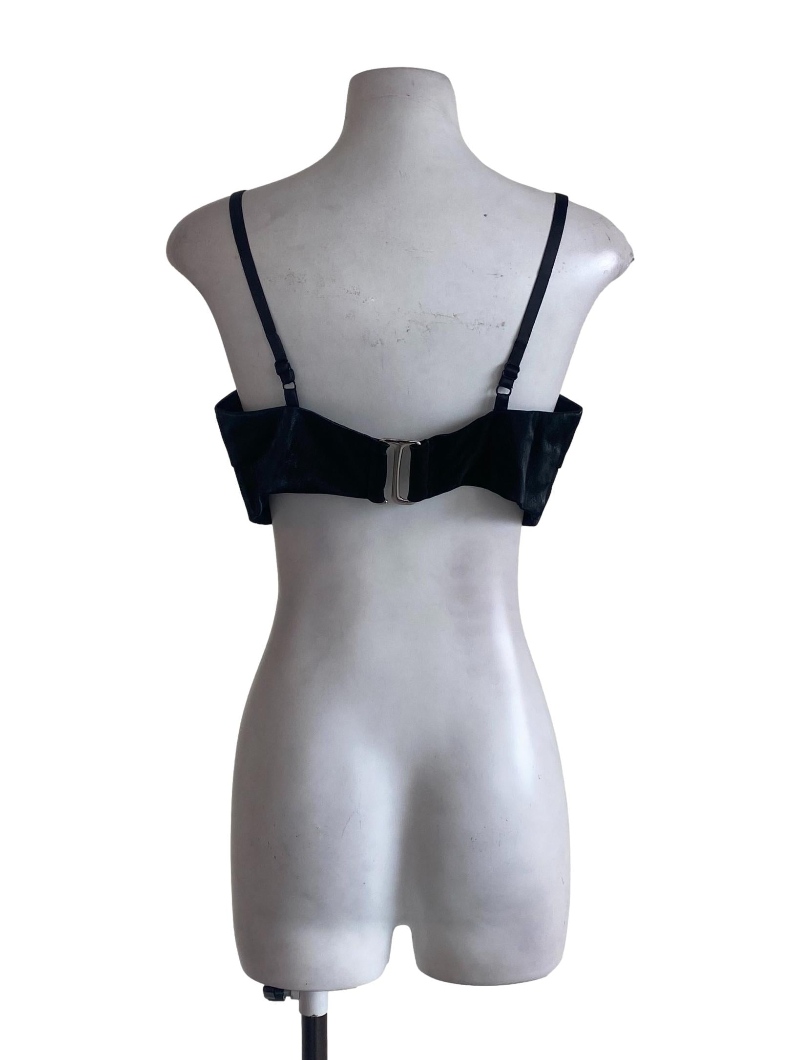 Black Sweetheart Crop Top LB