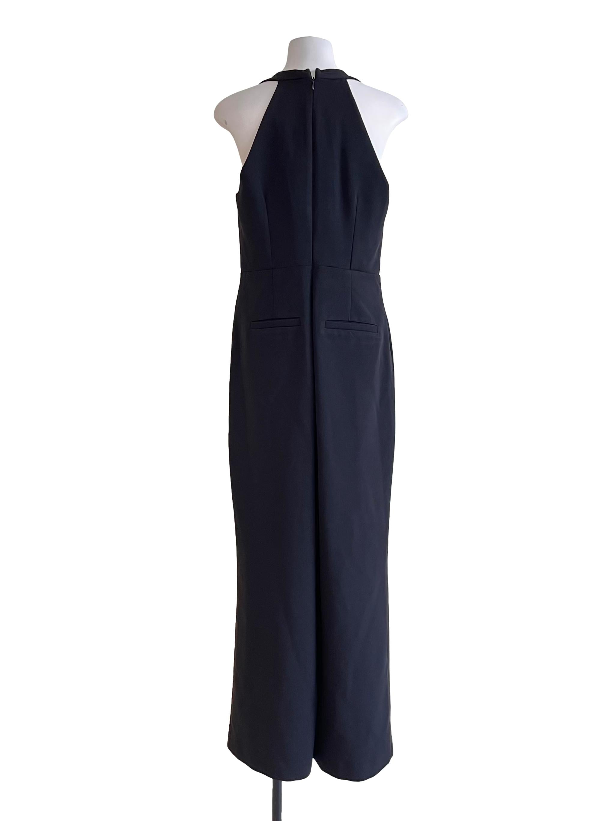 Midnight Black Square Neck Jumpsuit