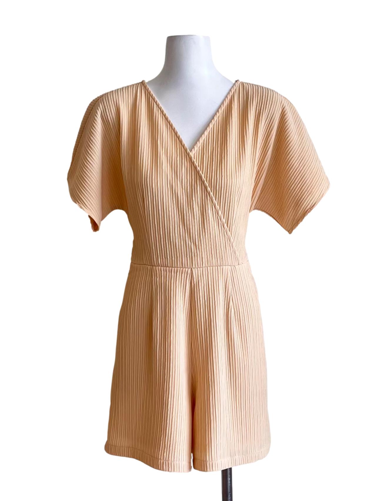 Light Yellow Wrap Romper