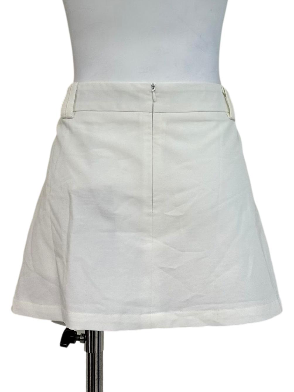 Daisy White Duplex Skort YHF