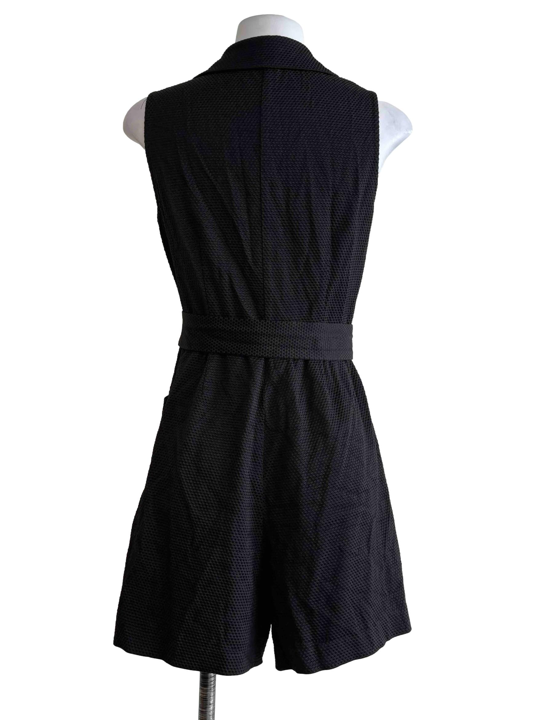 Onyx Black Formal Romper