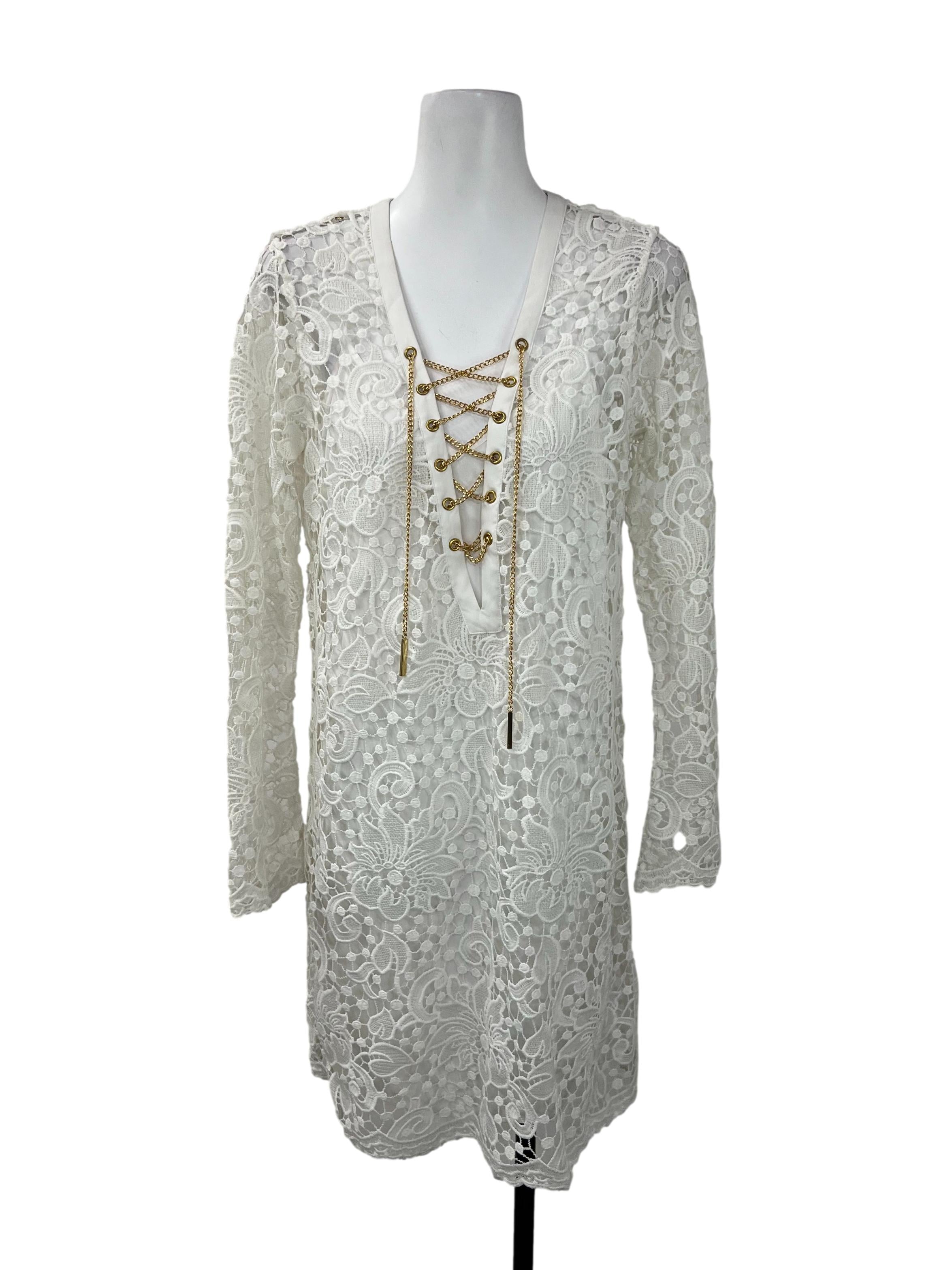 White Laced Dress