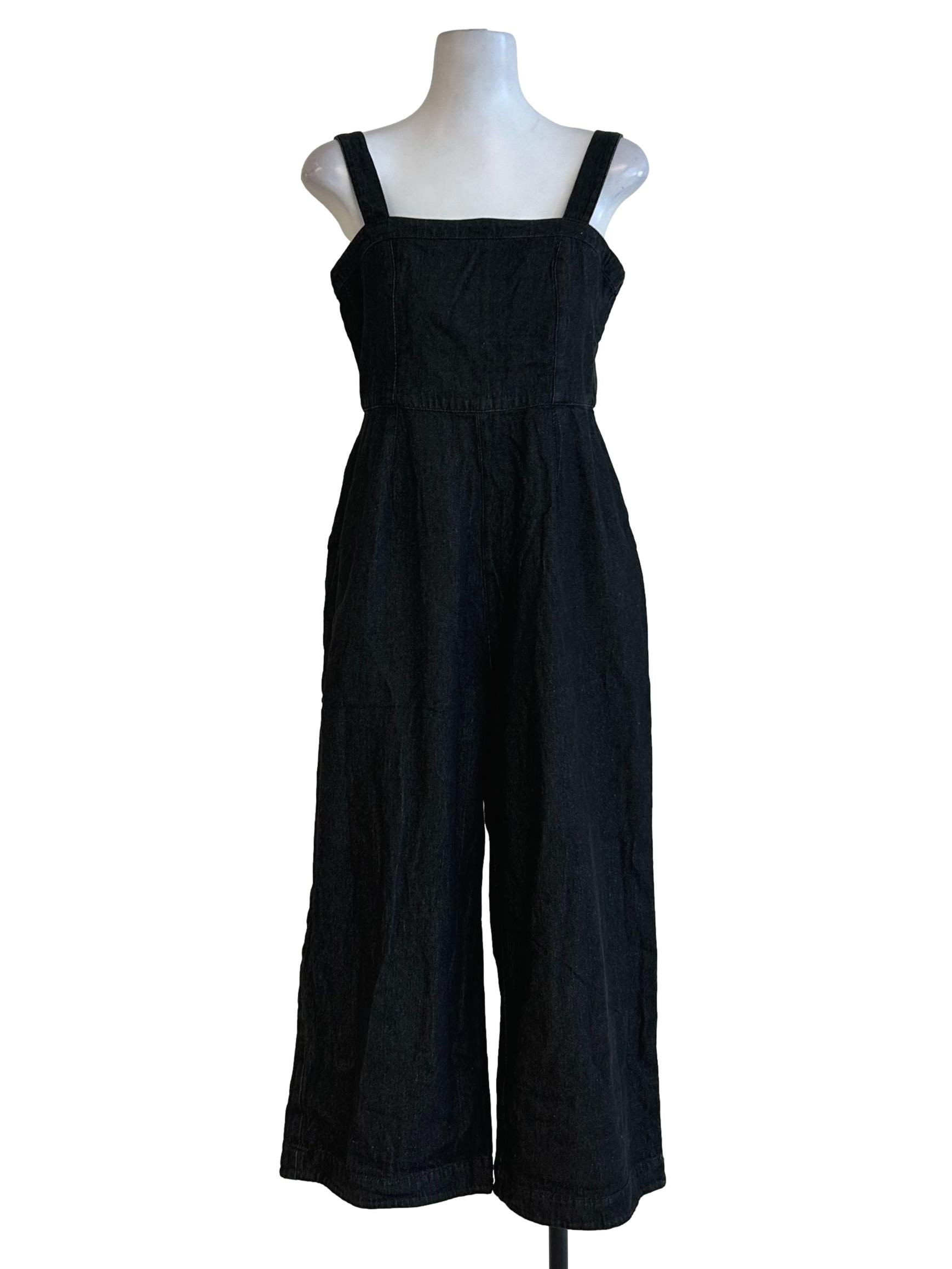 Black Denim Jumpsuits
