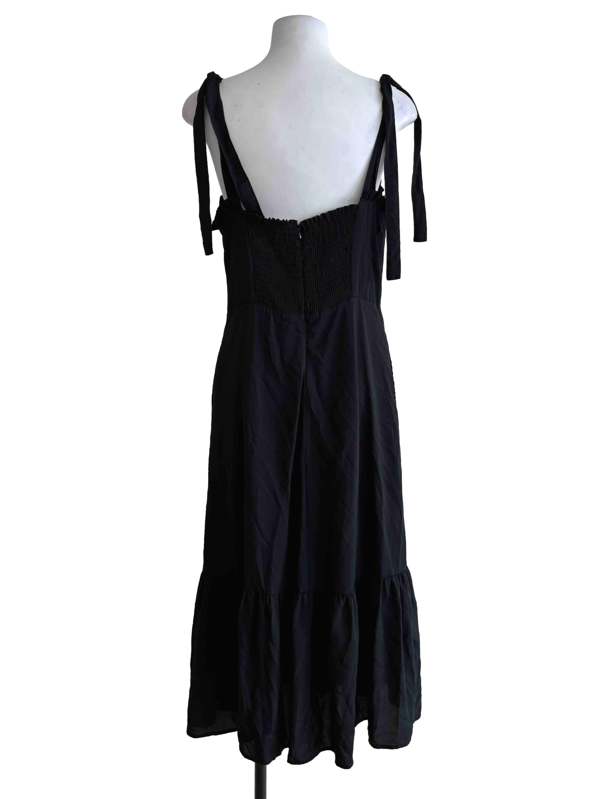 Parisian Black Sweetheart Dropwaist Dress