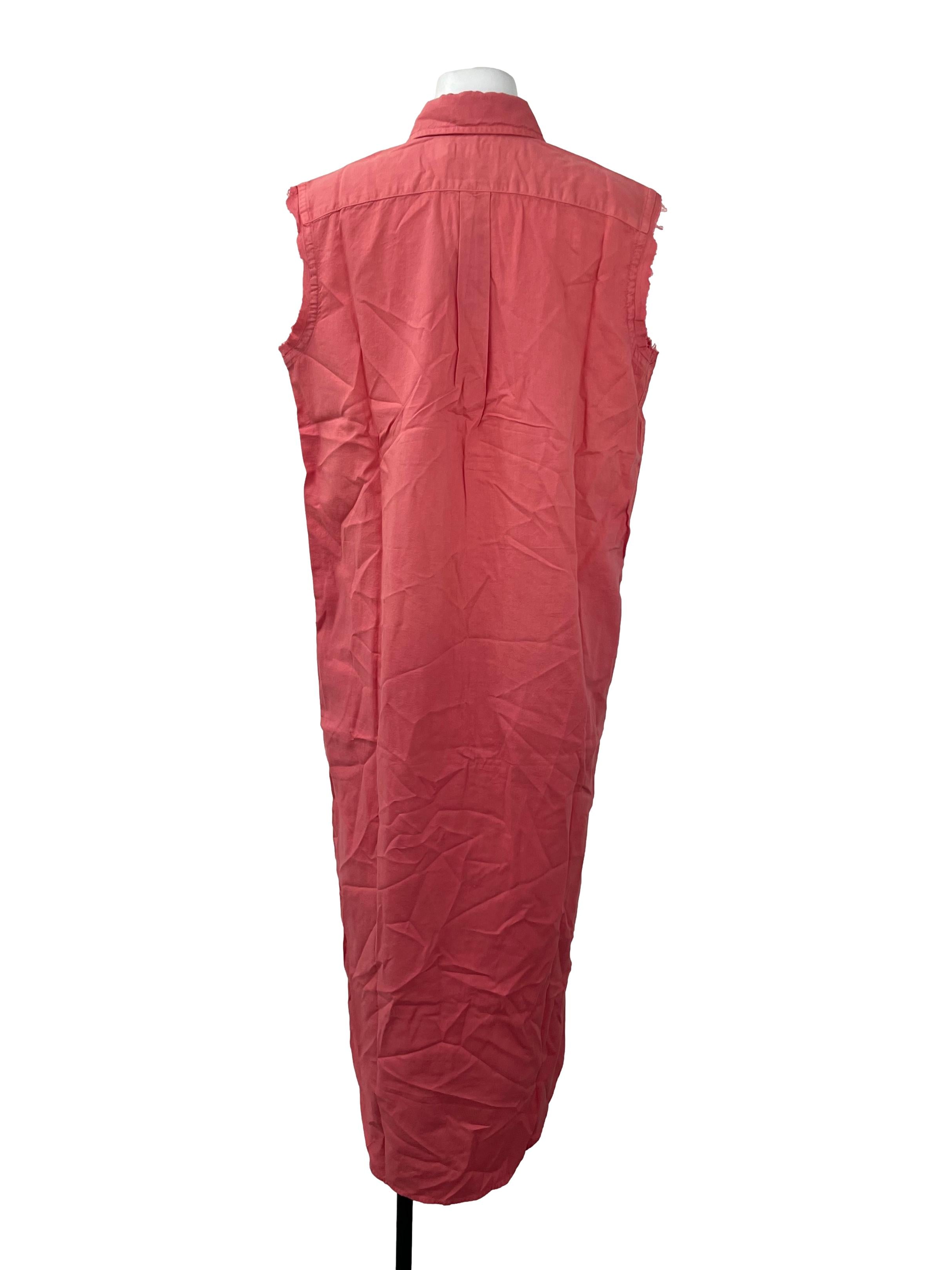 Coral Collared Dress