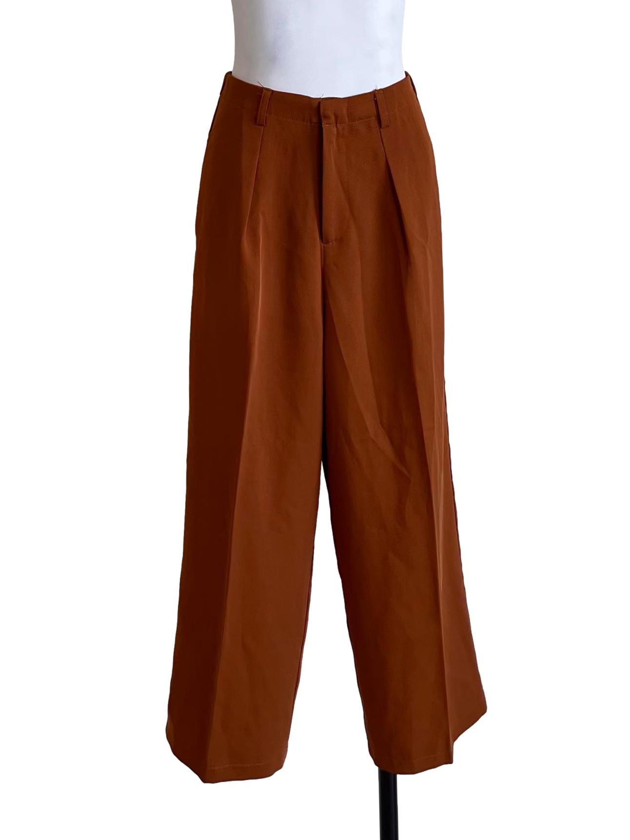 Cinnamon Brown Casual Pants