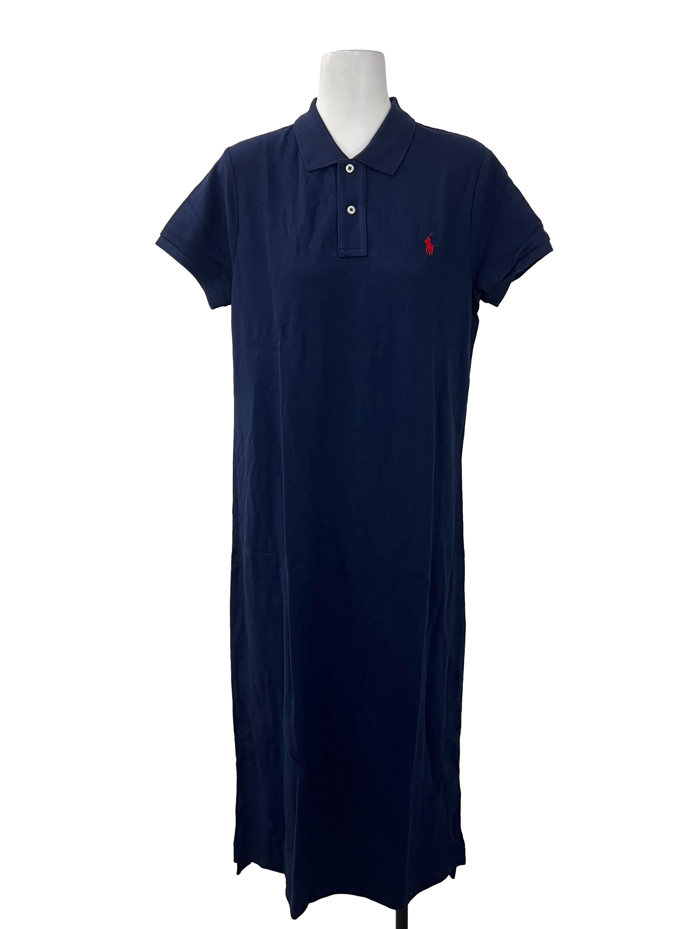 Navy Blue Polo Dress