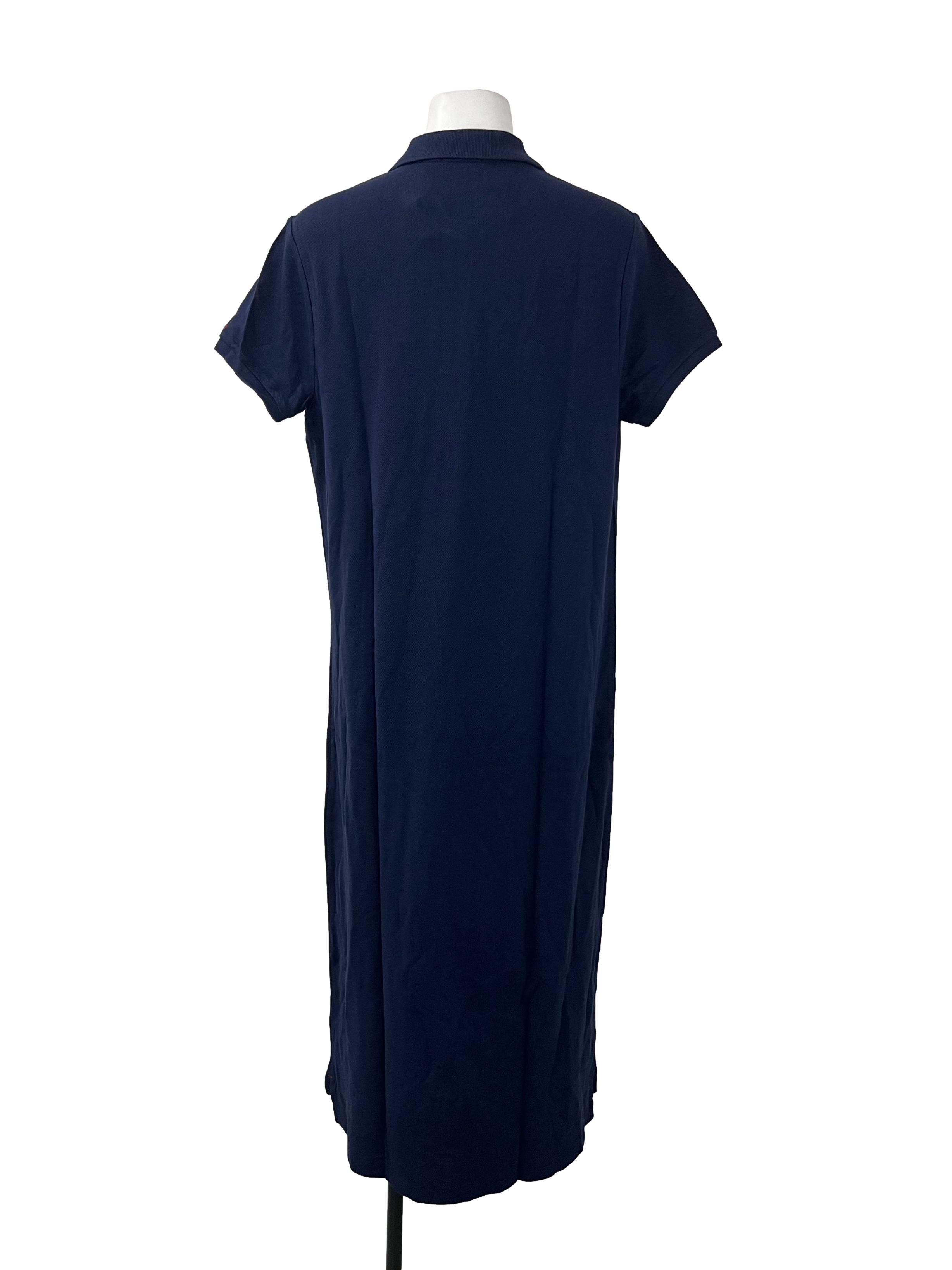 Navy Blue Polo Dress