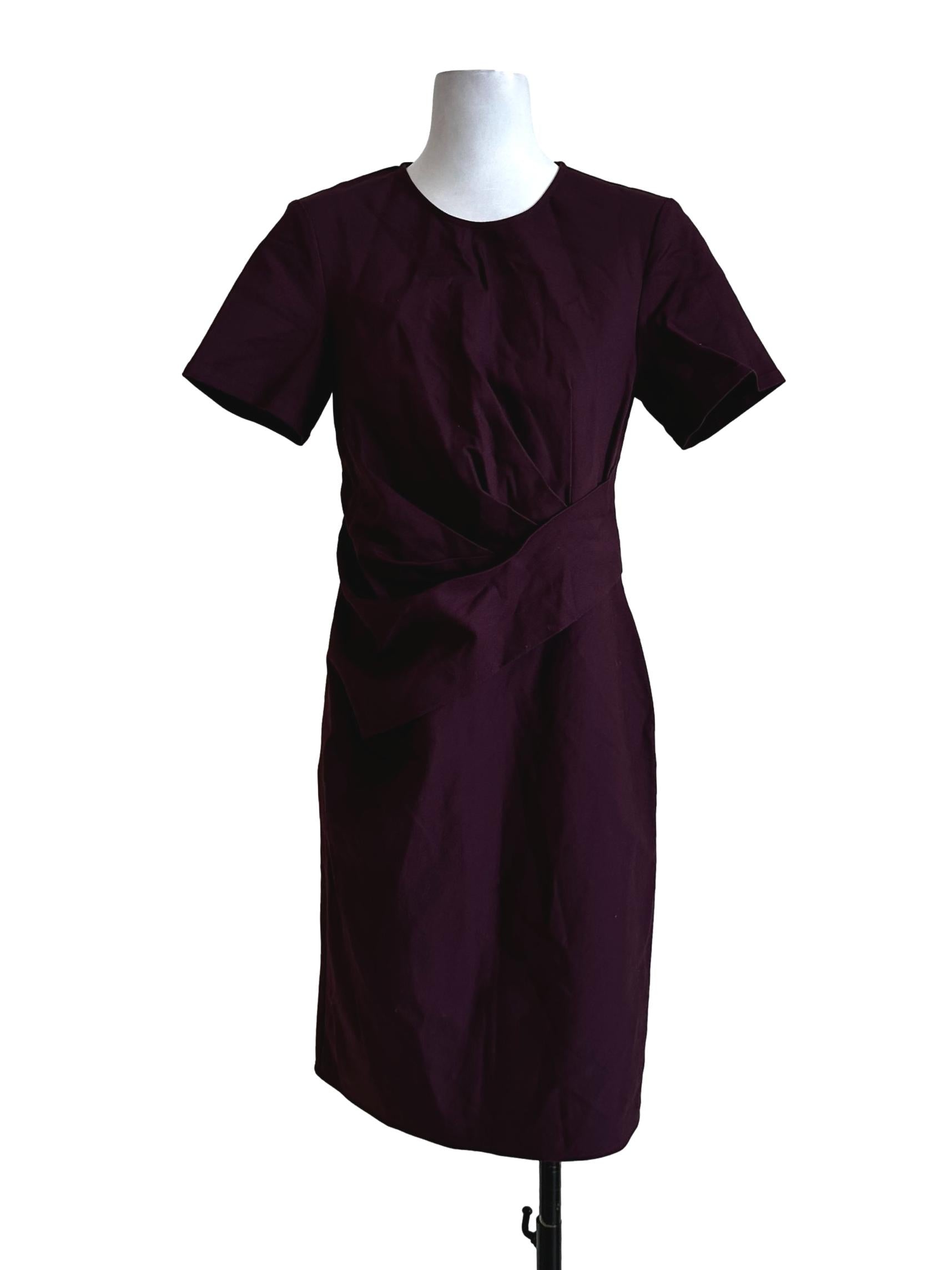 Mulberry Purple Plain Dress LB