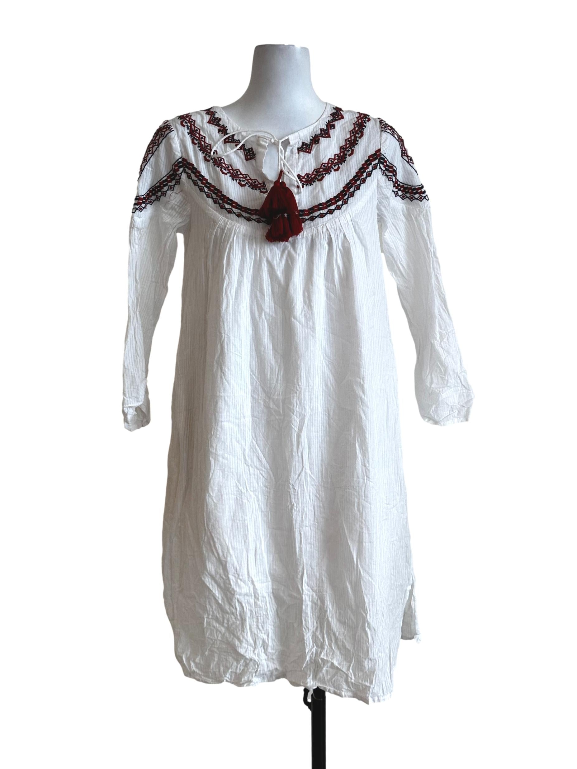 White Stripes Dress