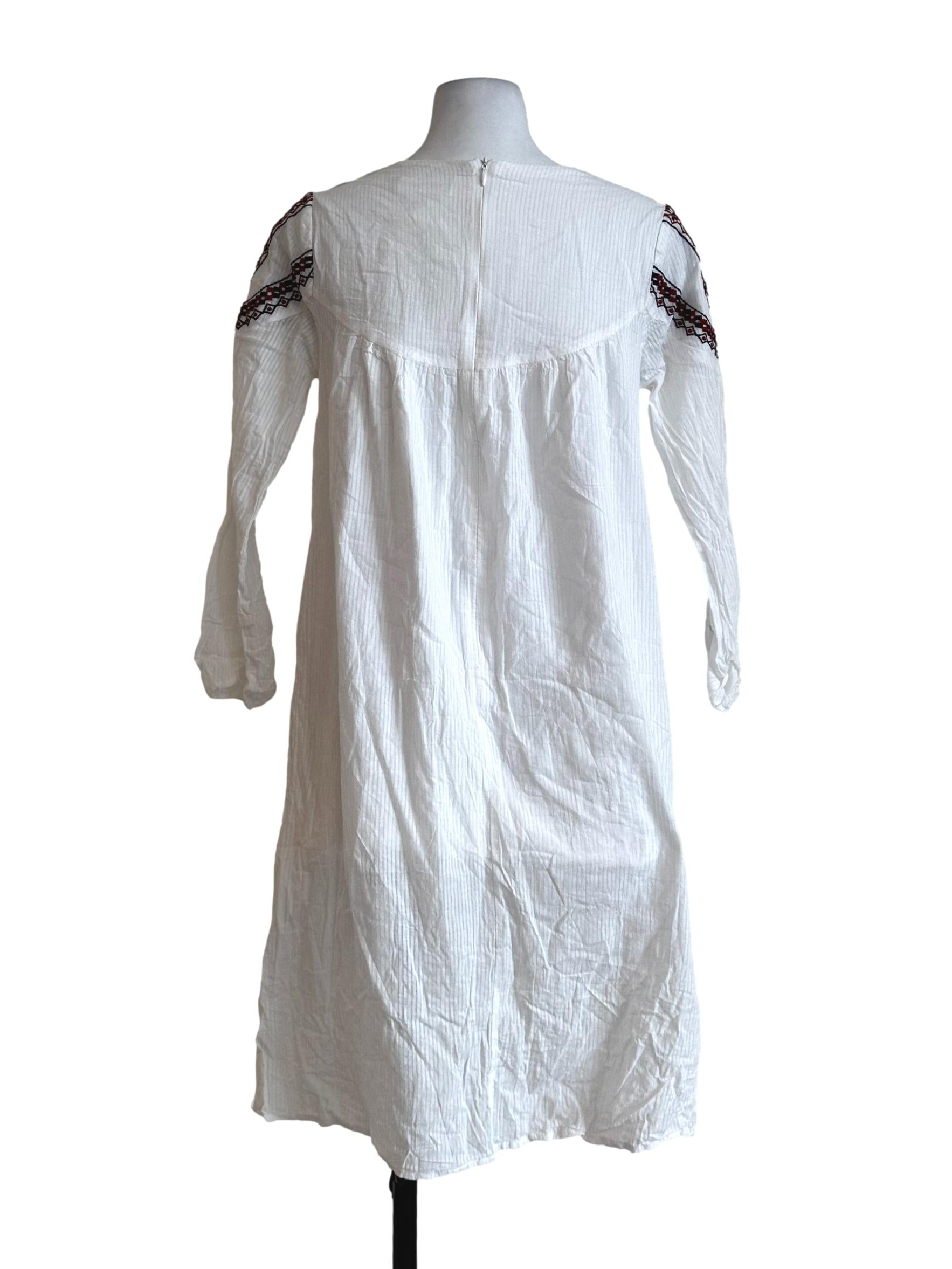 White Stripes Dress