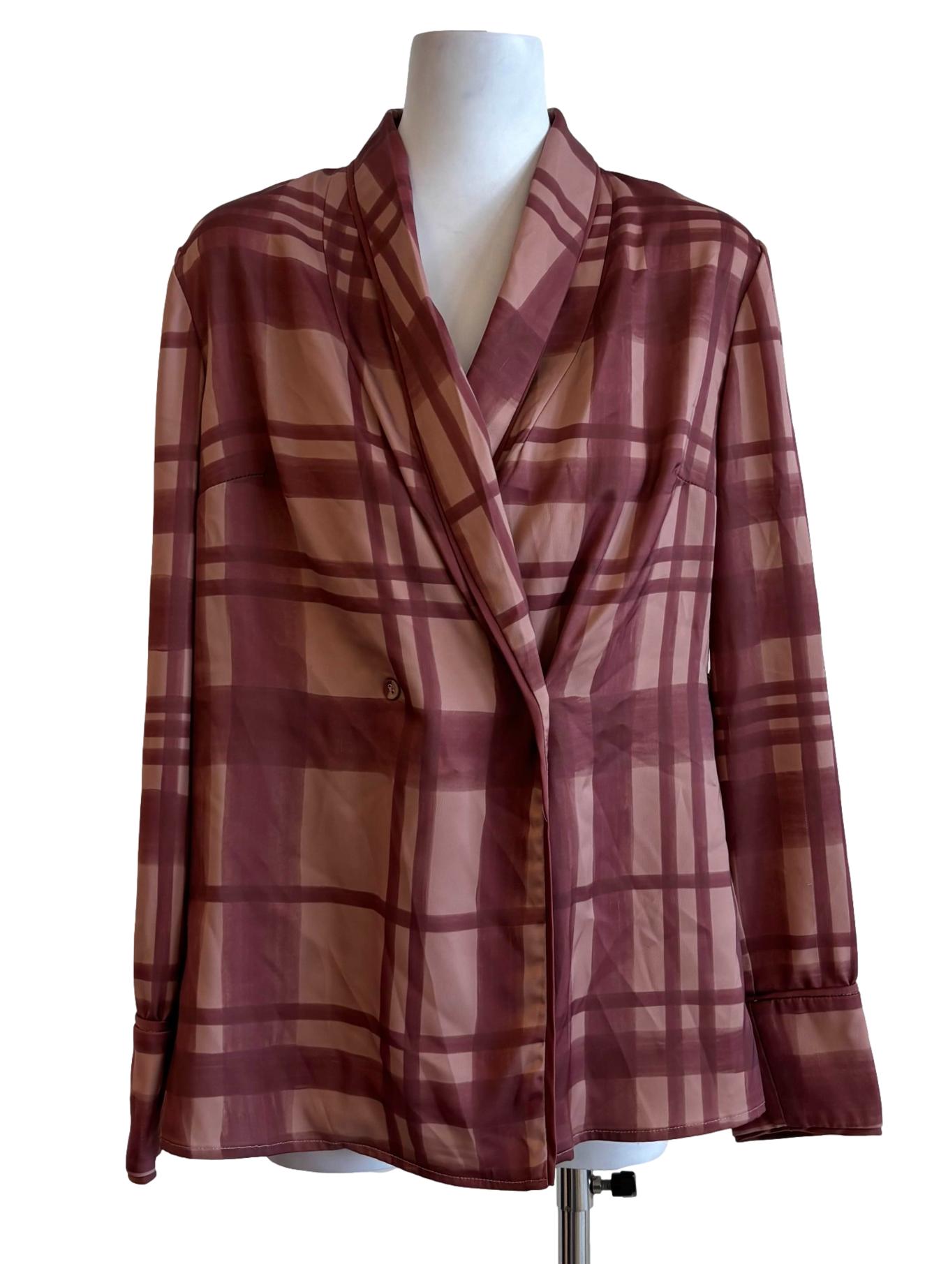 Adobe Apricot Patterned Blazer