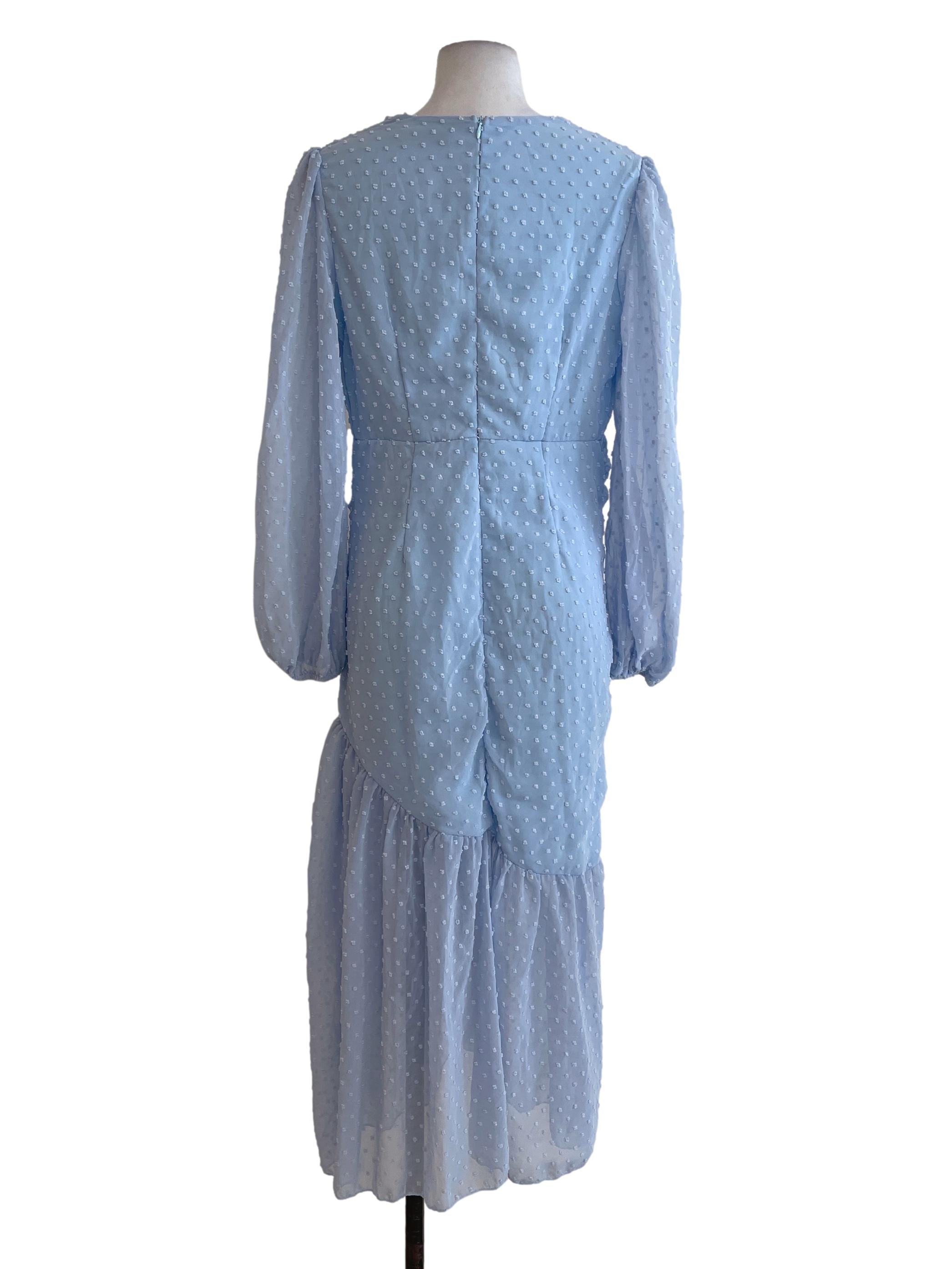 Baby Blue Dot Dress