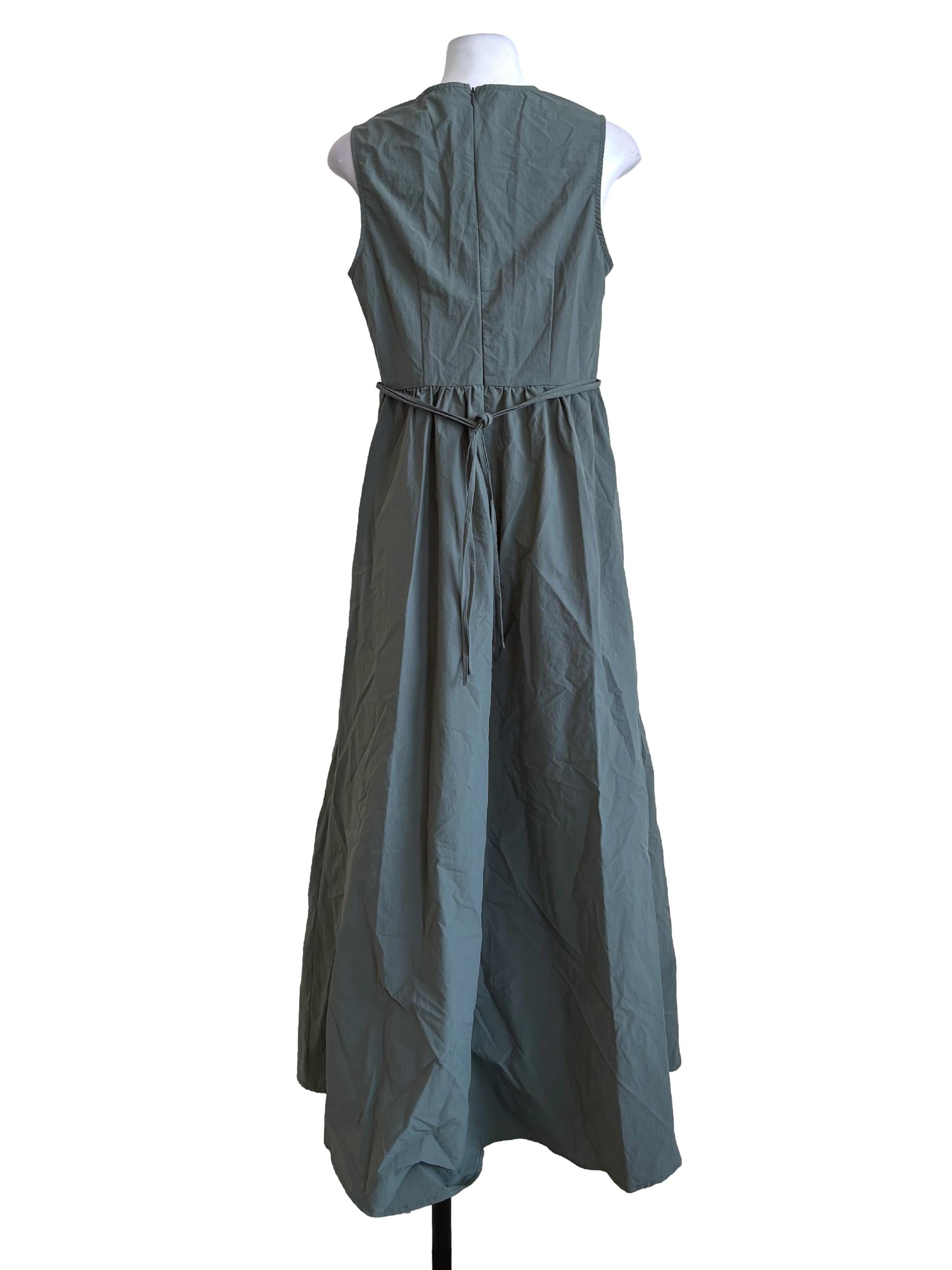 Sage Green Tiered Dress