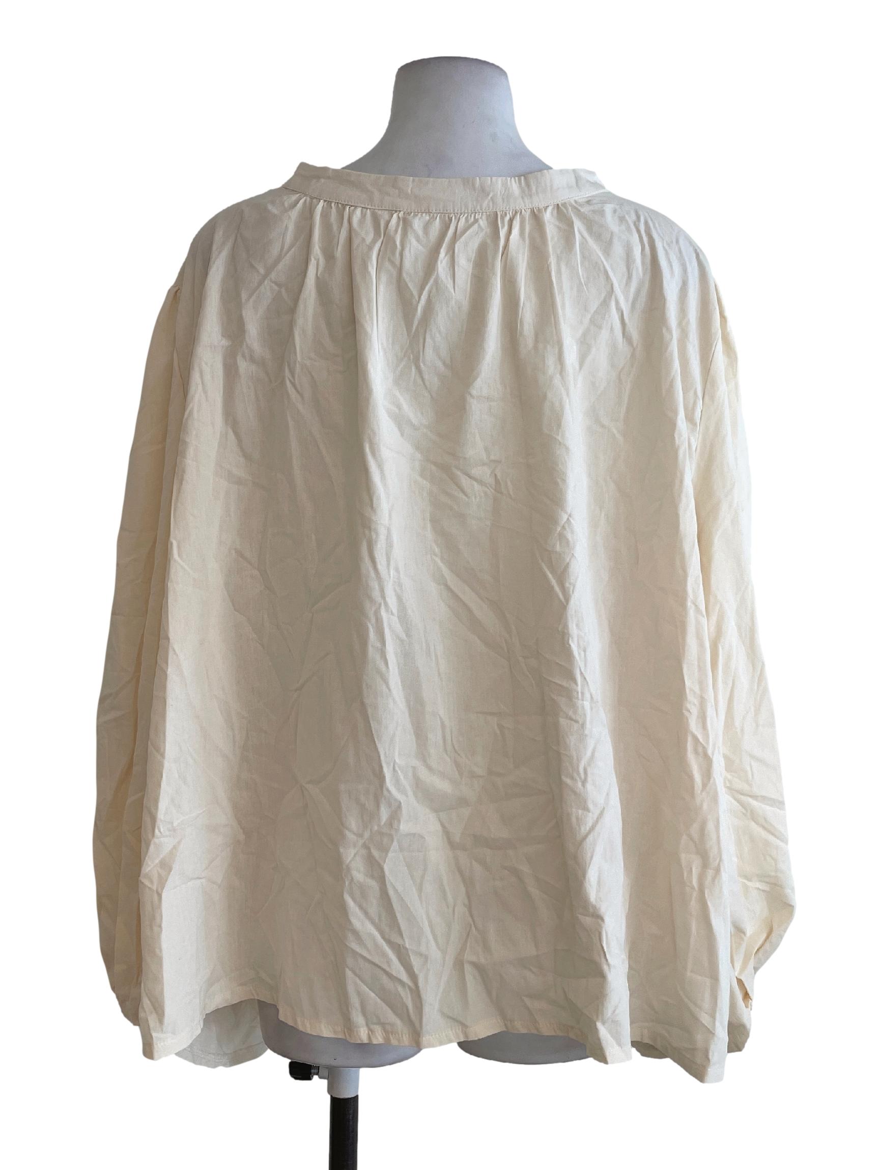 Cream Yellow Puffed Top