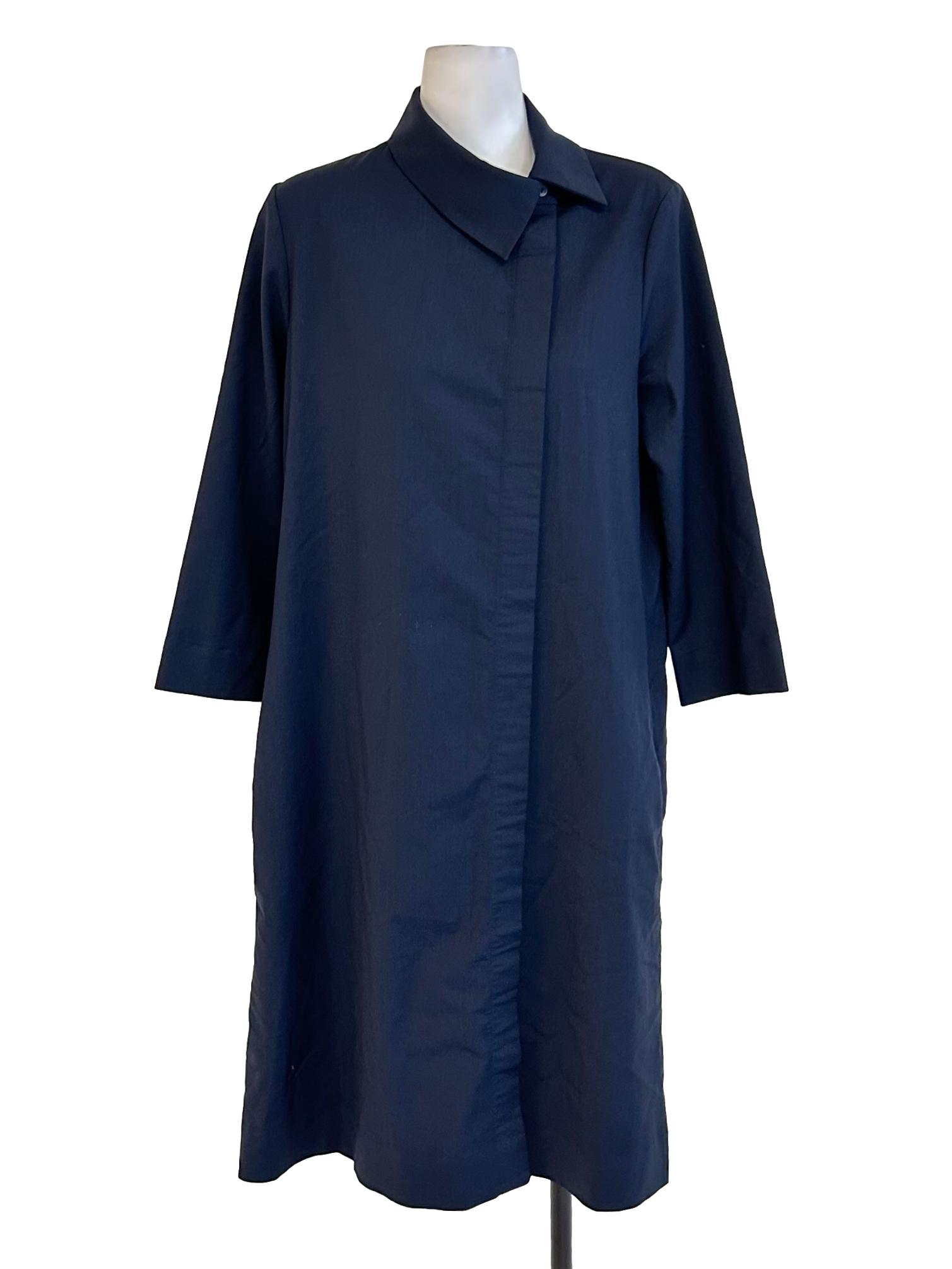Dark Blue Tunic Shirt Dress