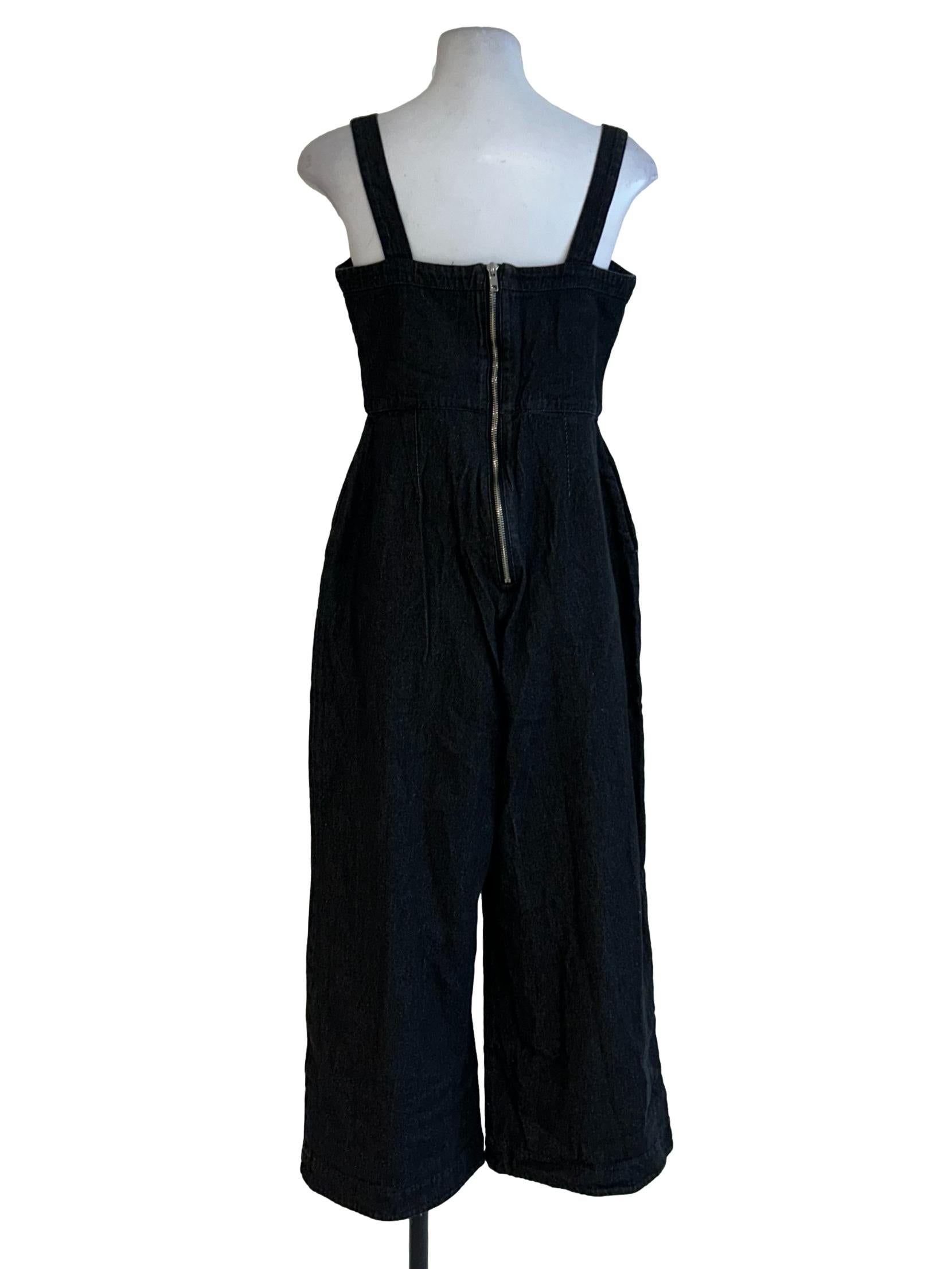 Black Denim Jumpsuits