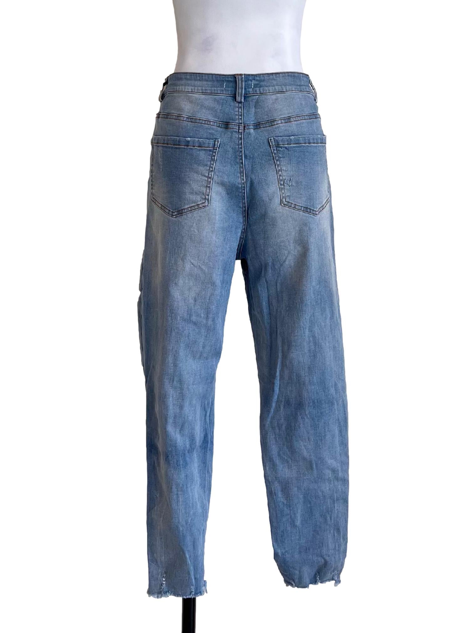 Stone Blue Skinny Jeans