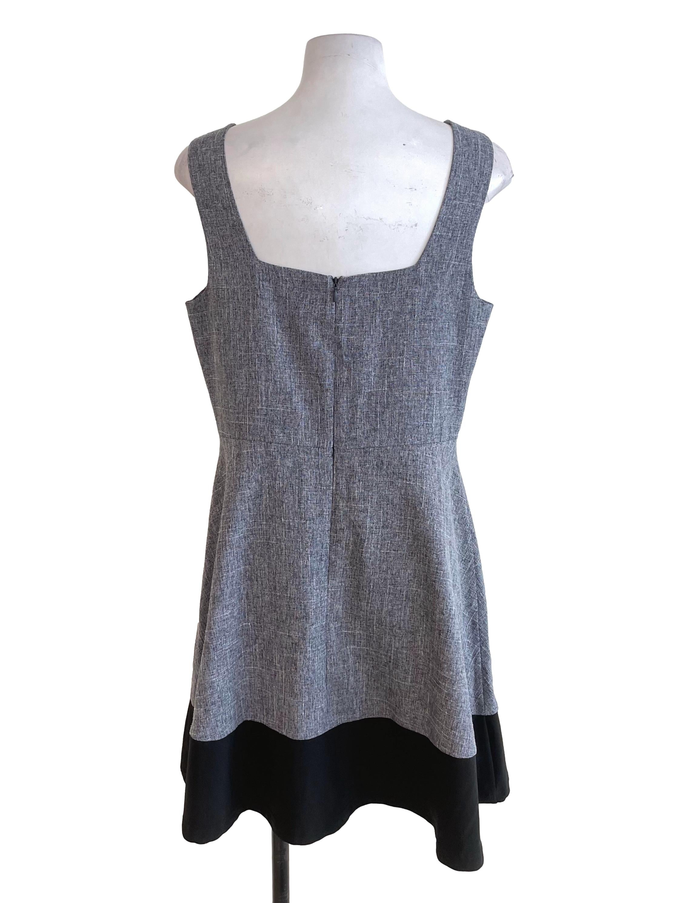 Grey Apron Dress