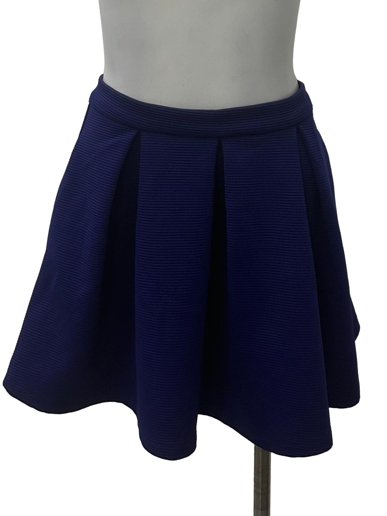 Cobalt Blue Mini Skirt