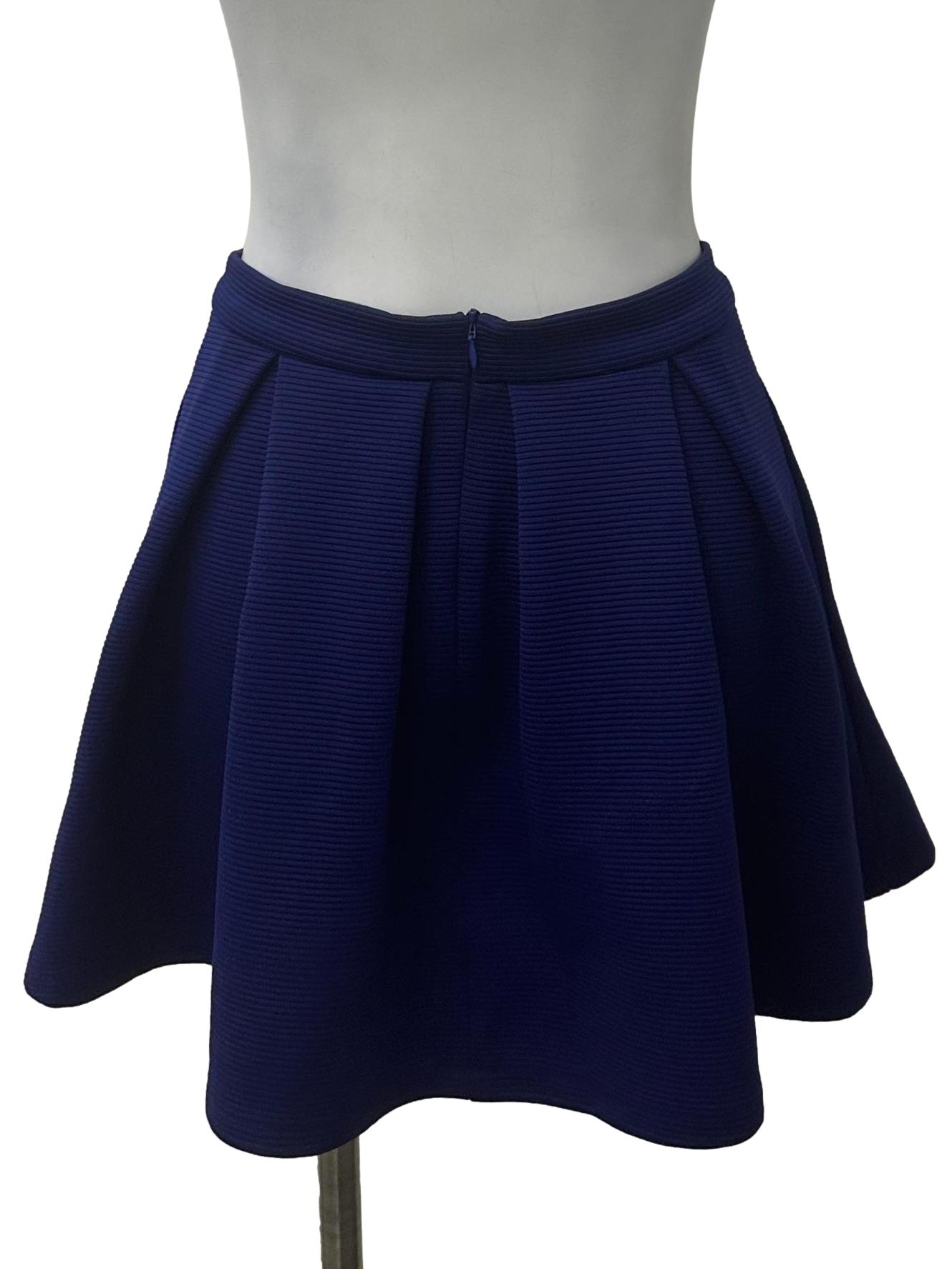 Cobalt Blue Mini Skirt