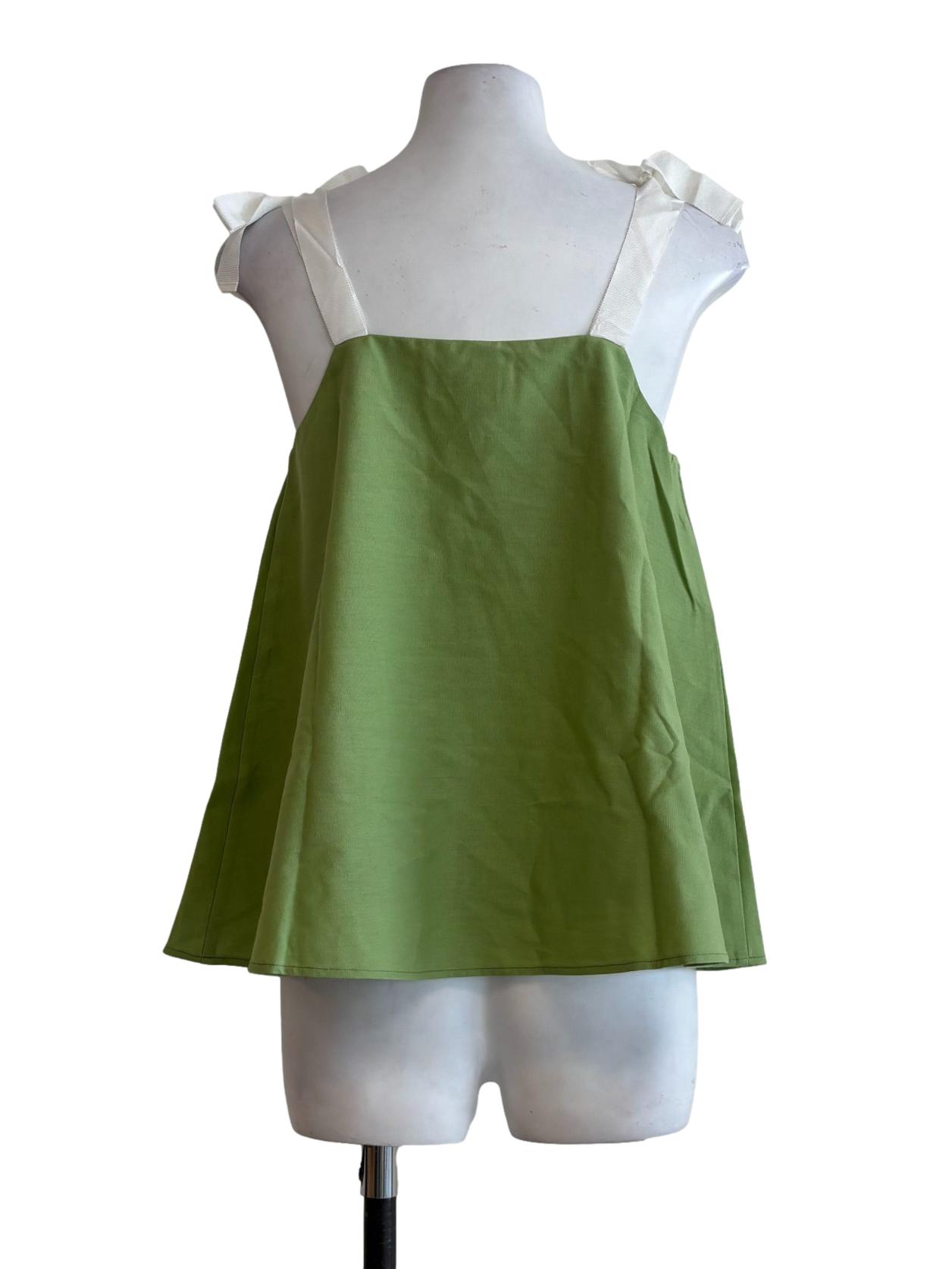 Lime Green Cotton Camisole Top OSN
