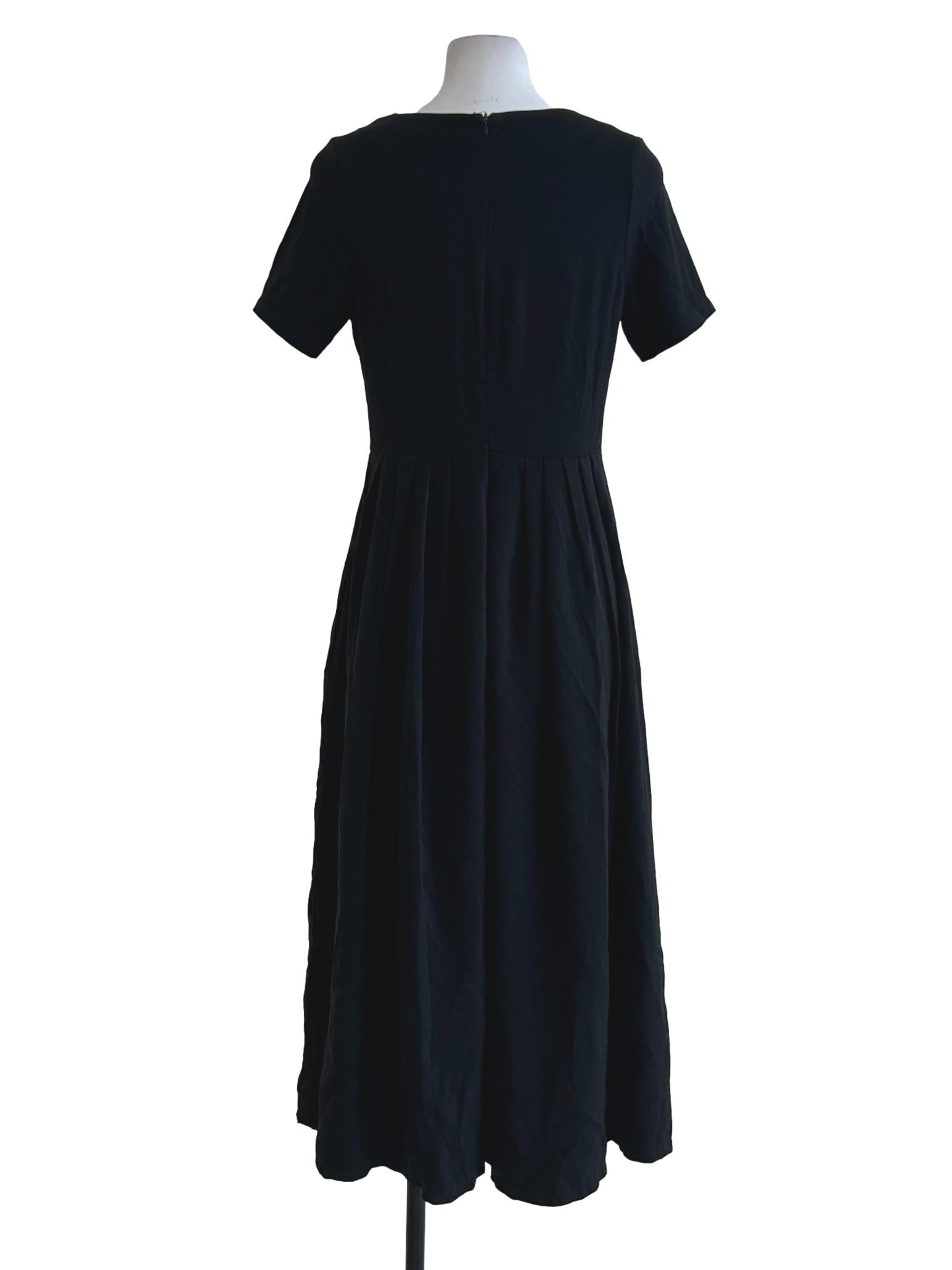 Onyx Black Cullote Leg Jumpsuit