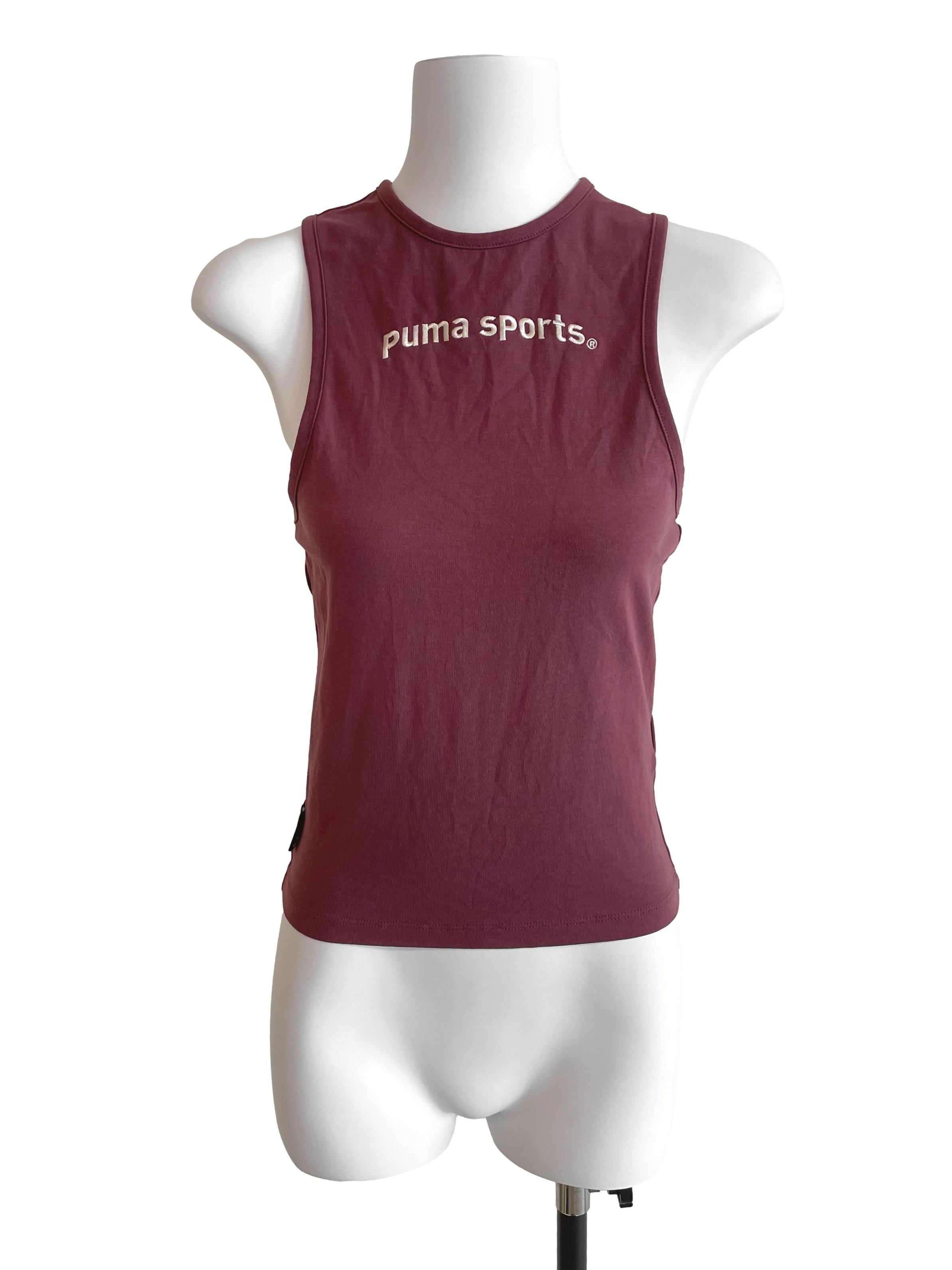 Grape Text Tank Top