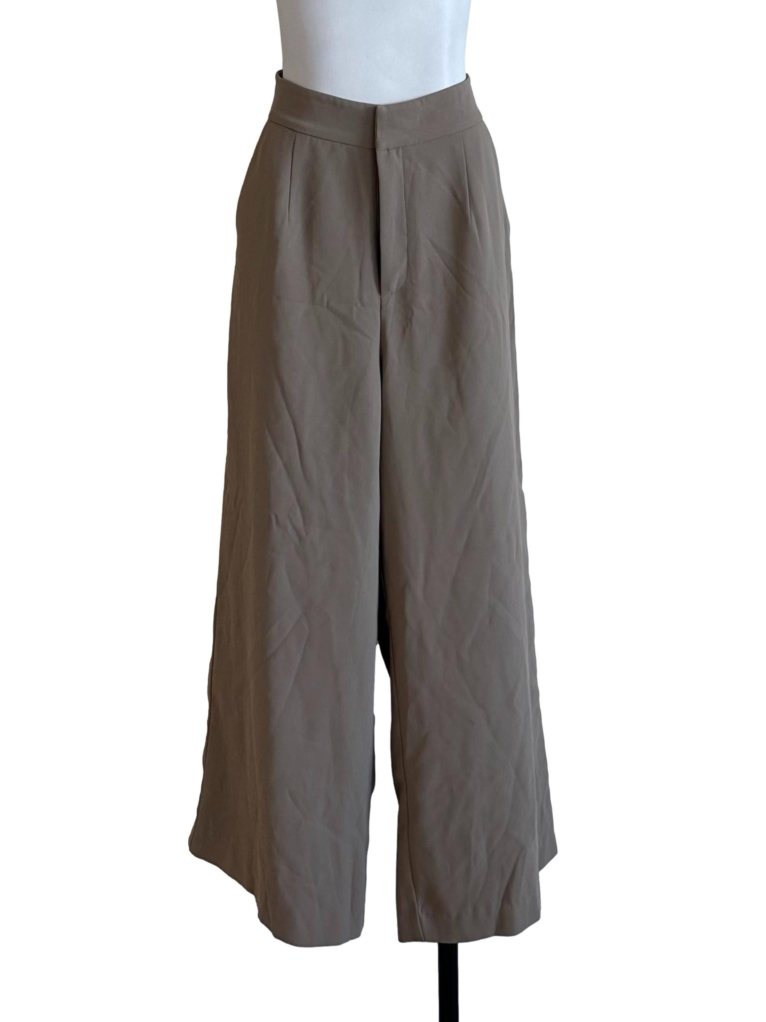 Hazel Brown Wide Leg Pants