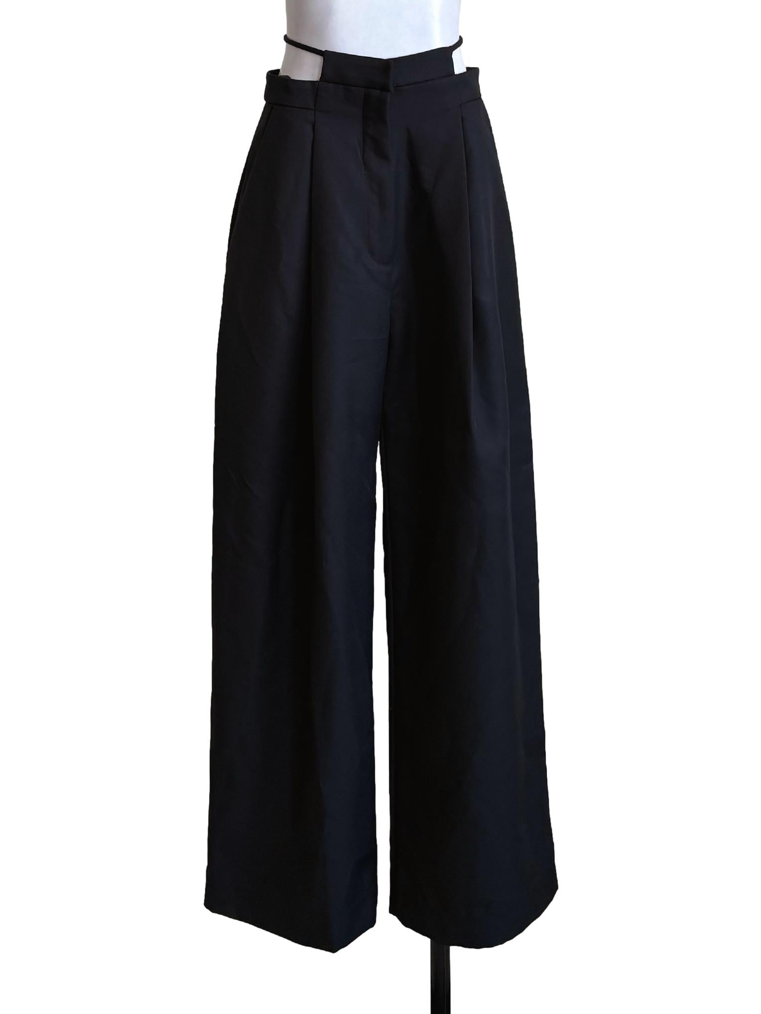 Black Pleated Dress Pants