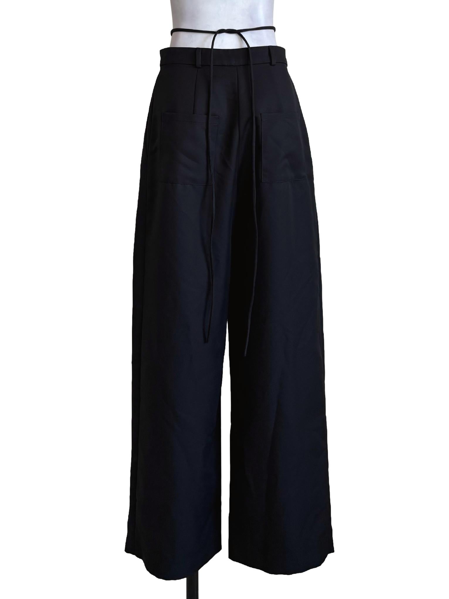 Black Pleated Dress Pants