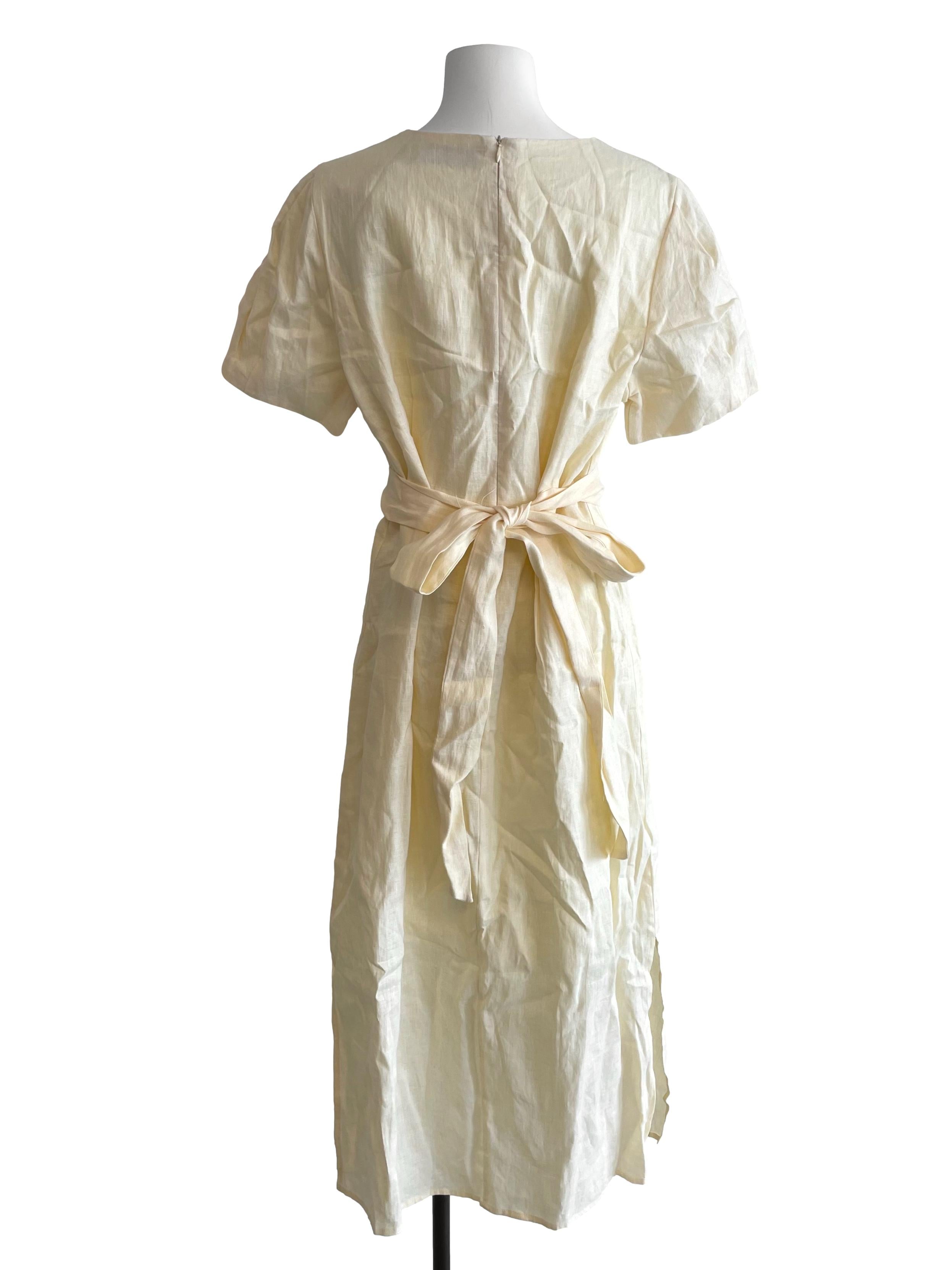 Blonde Short Sleeves Dress