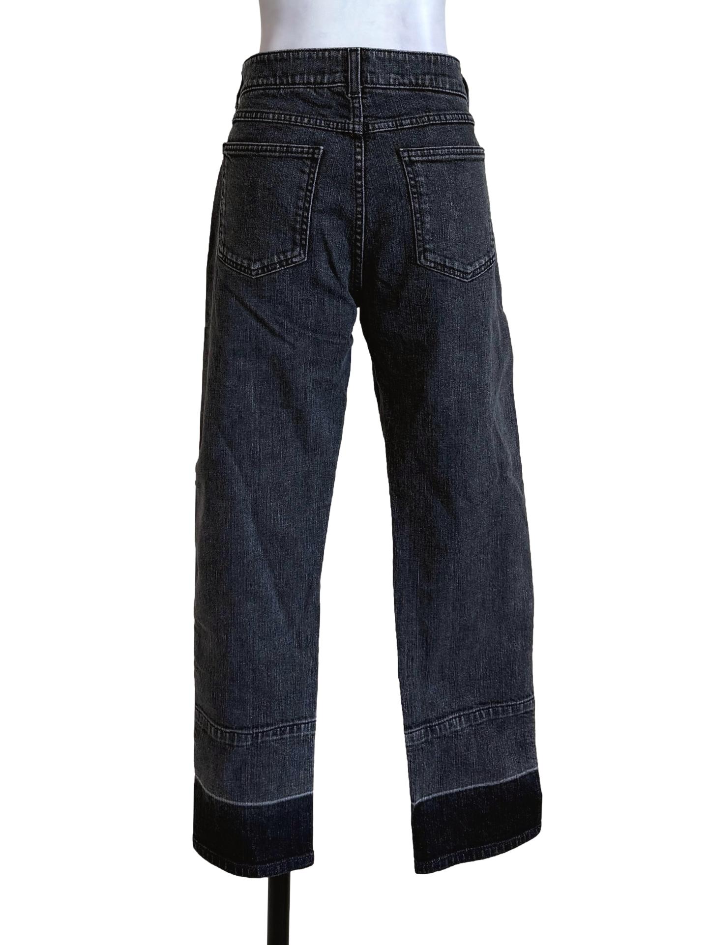 Grey Brand Side Stripes Jeans