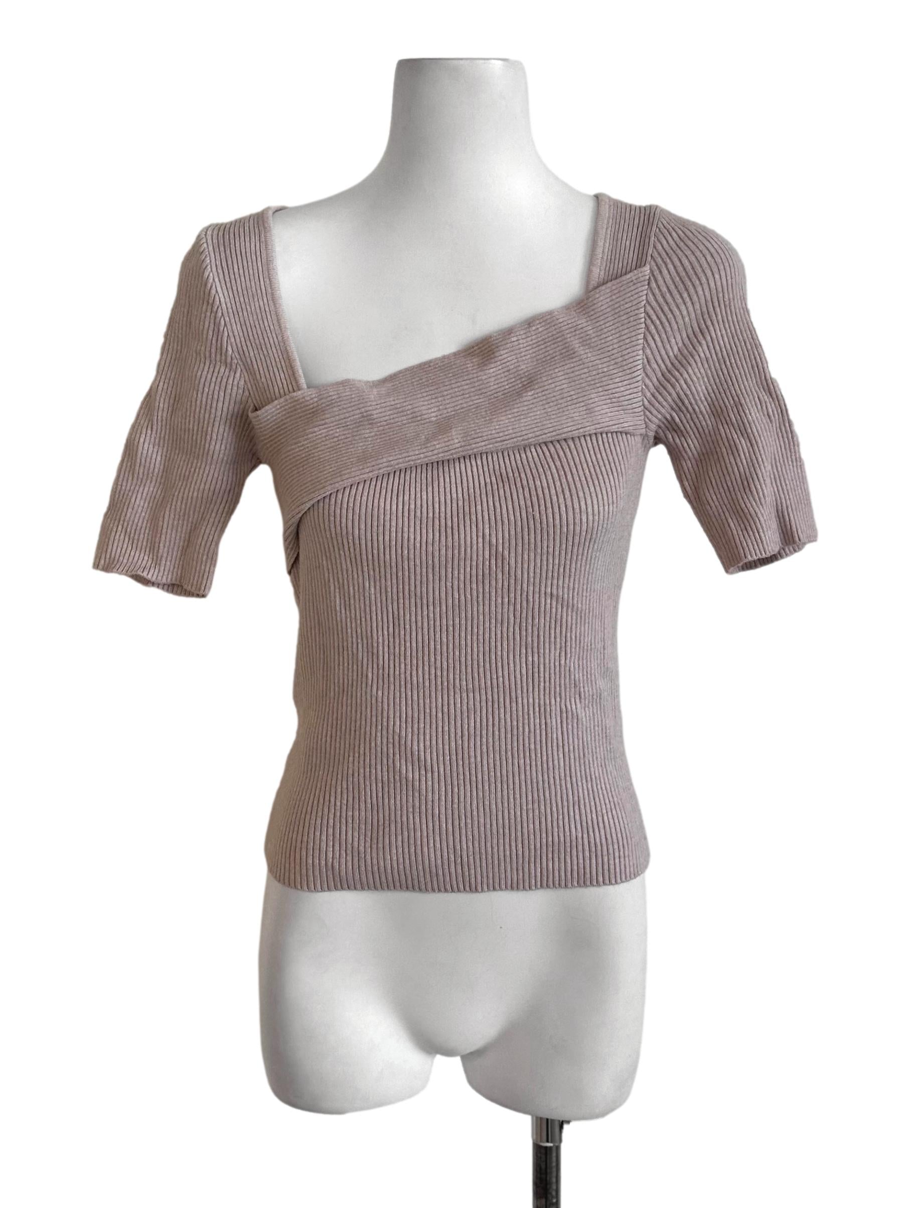 Dusty Pink Knit Top