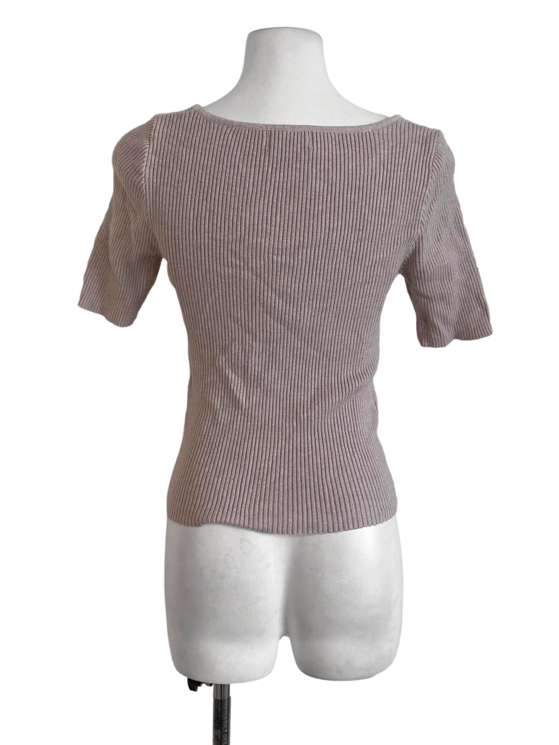 Dusty Pink Knit Top