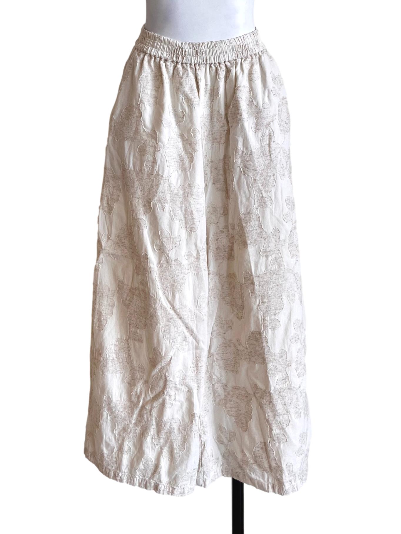 Linen White Relaxed Culottes
