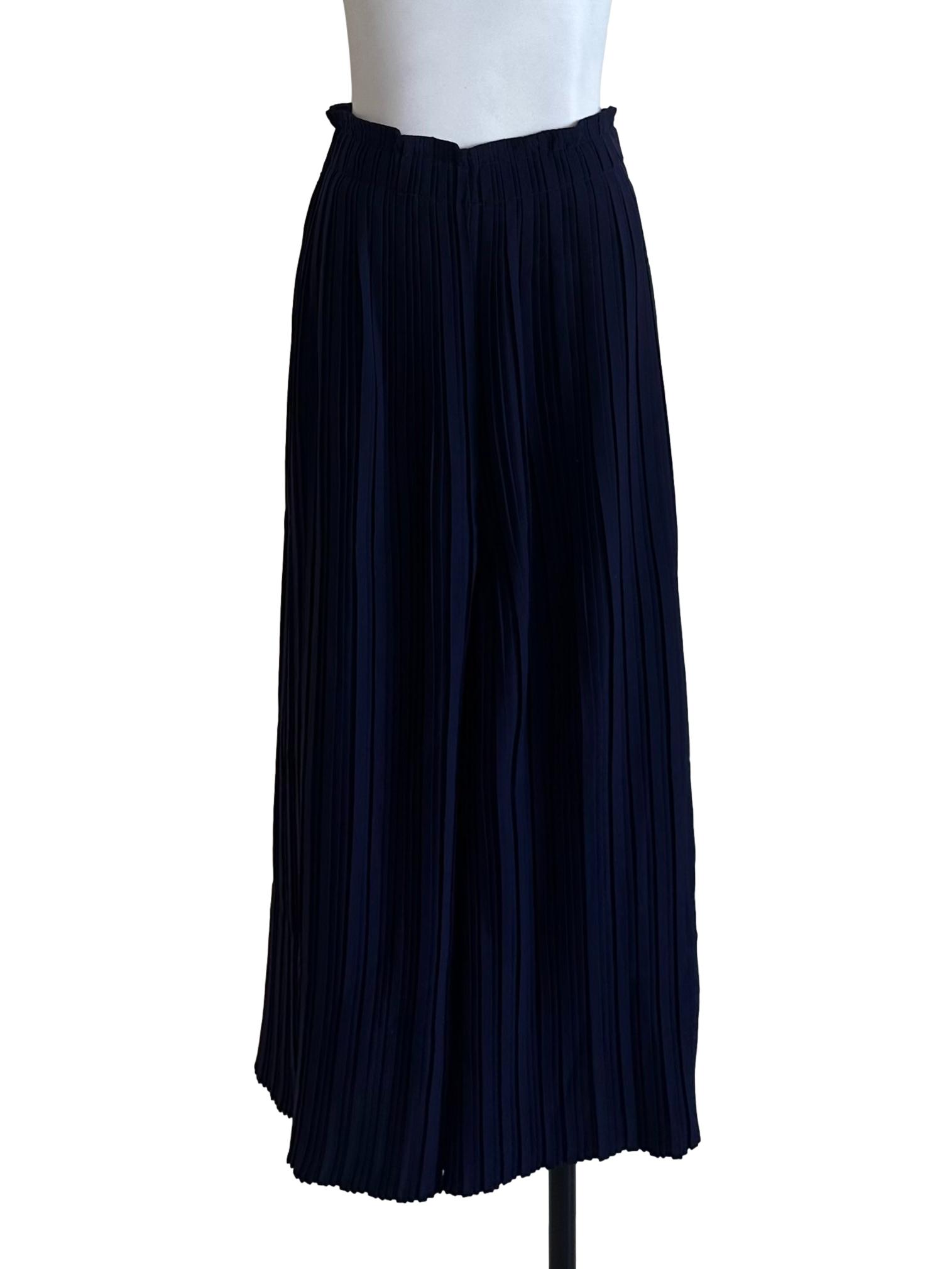 Berry Blue Pleated Pants