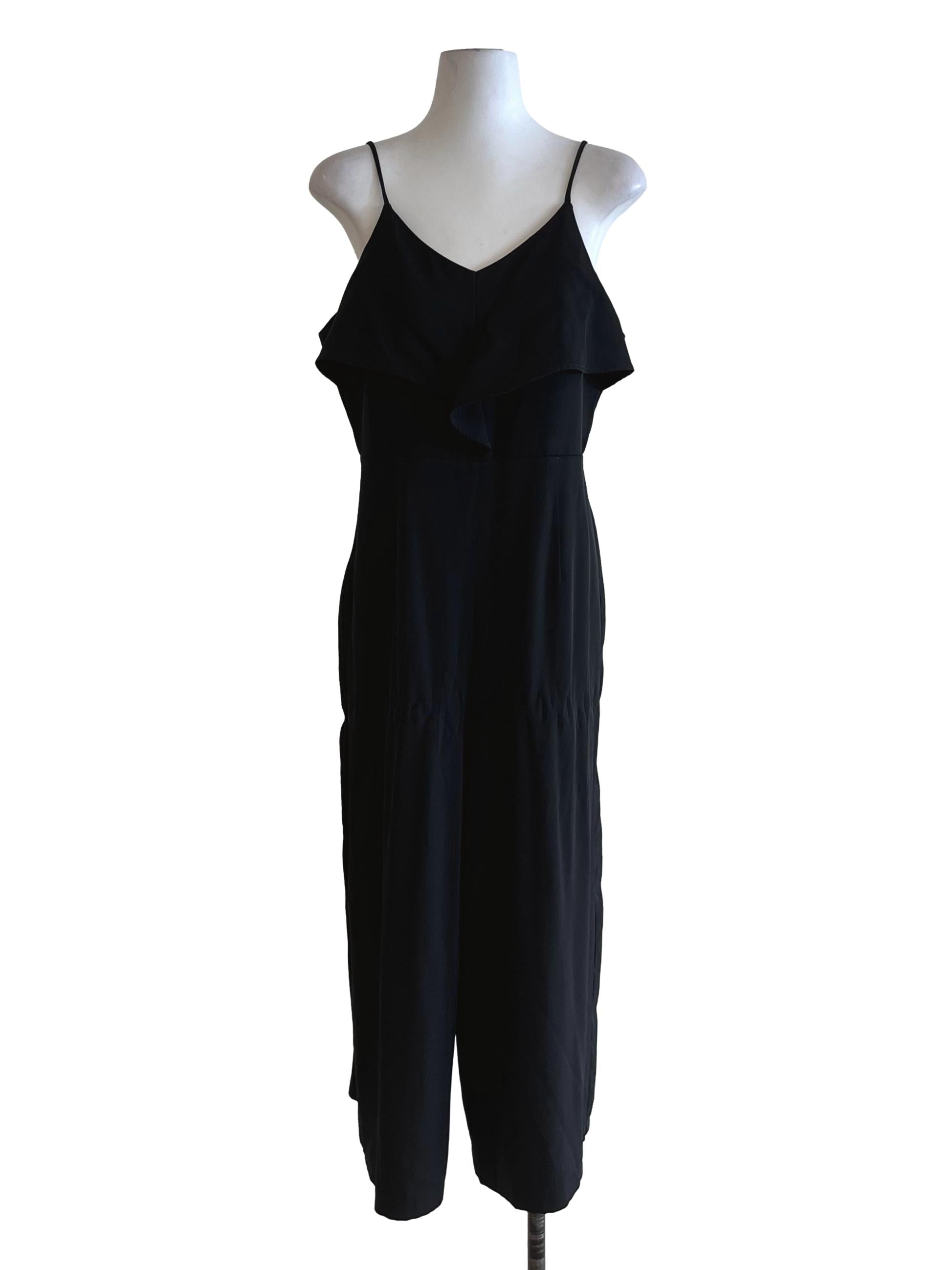 Black Spaghetti Strap Jumpsuit