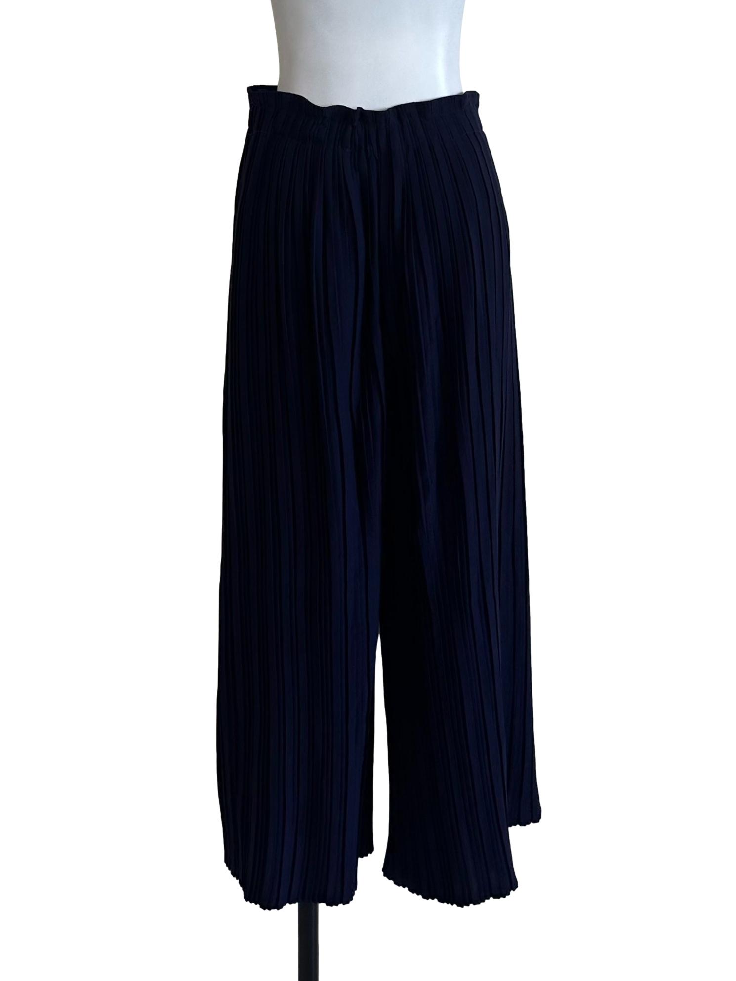 Berry Blue Pleated Pants