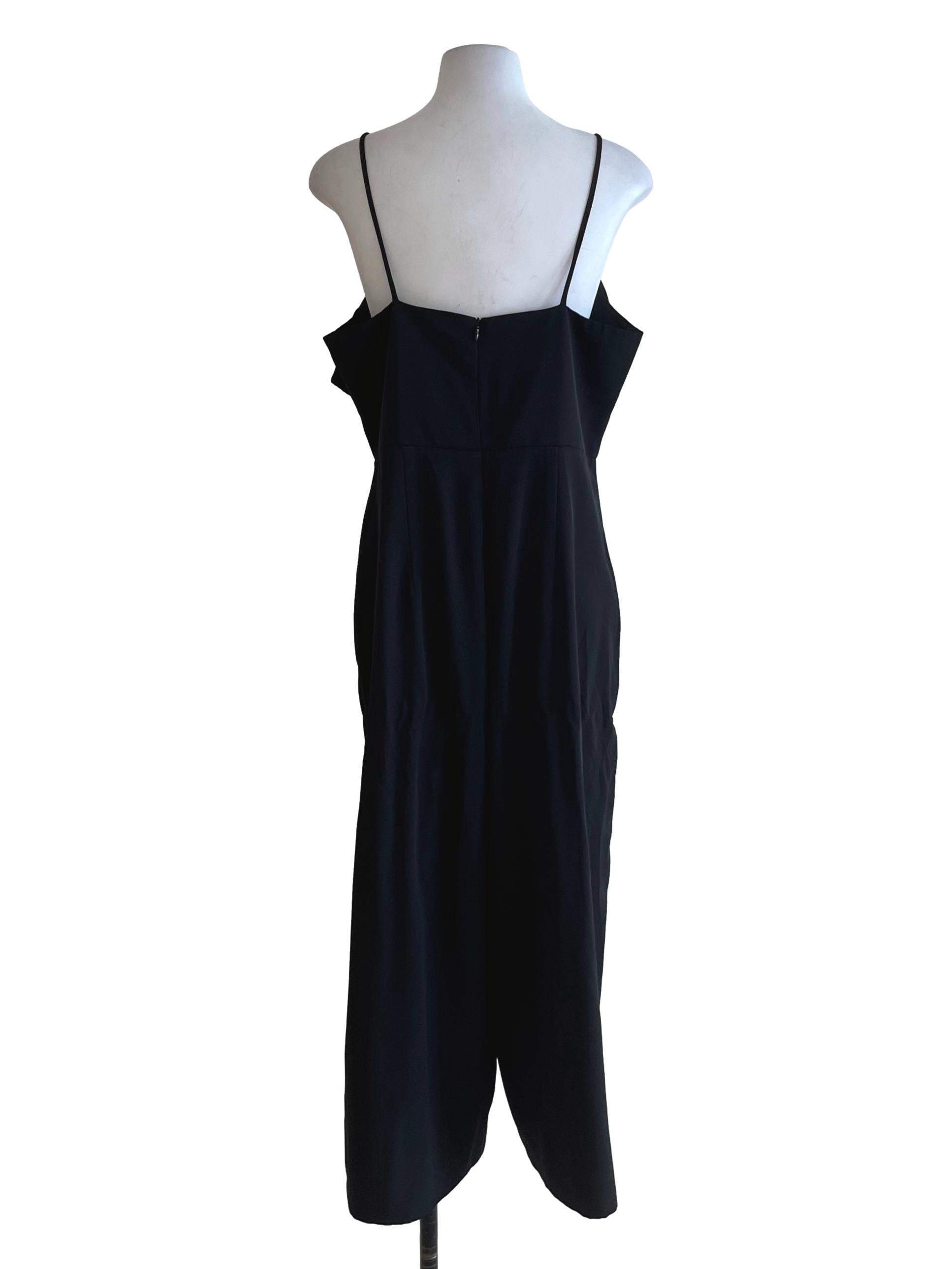 Black Spaghetti Strap Jumpsuit