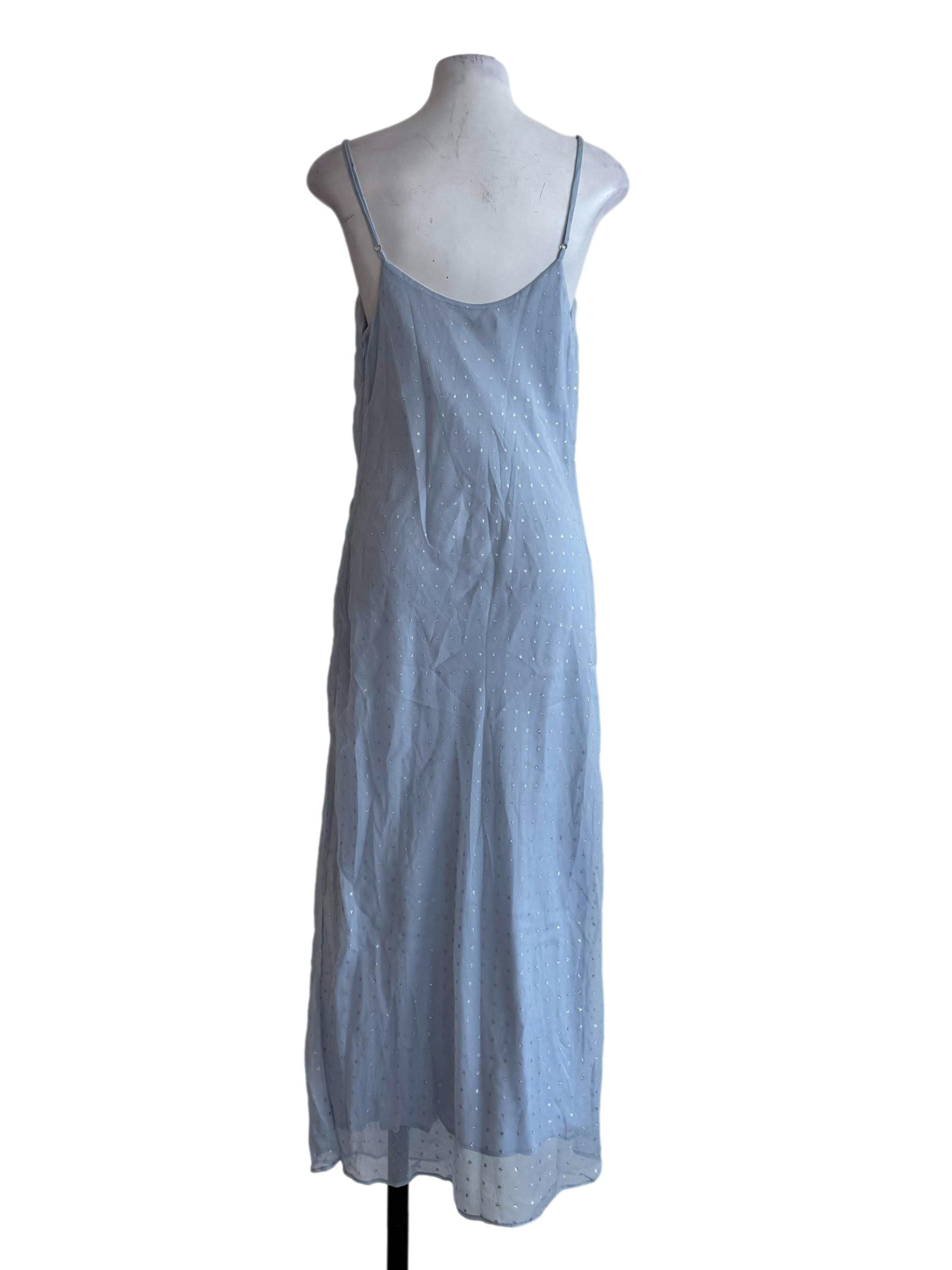 Baby Blue Starry Slip Dress